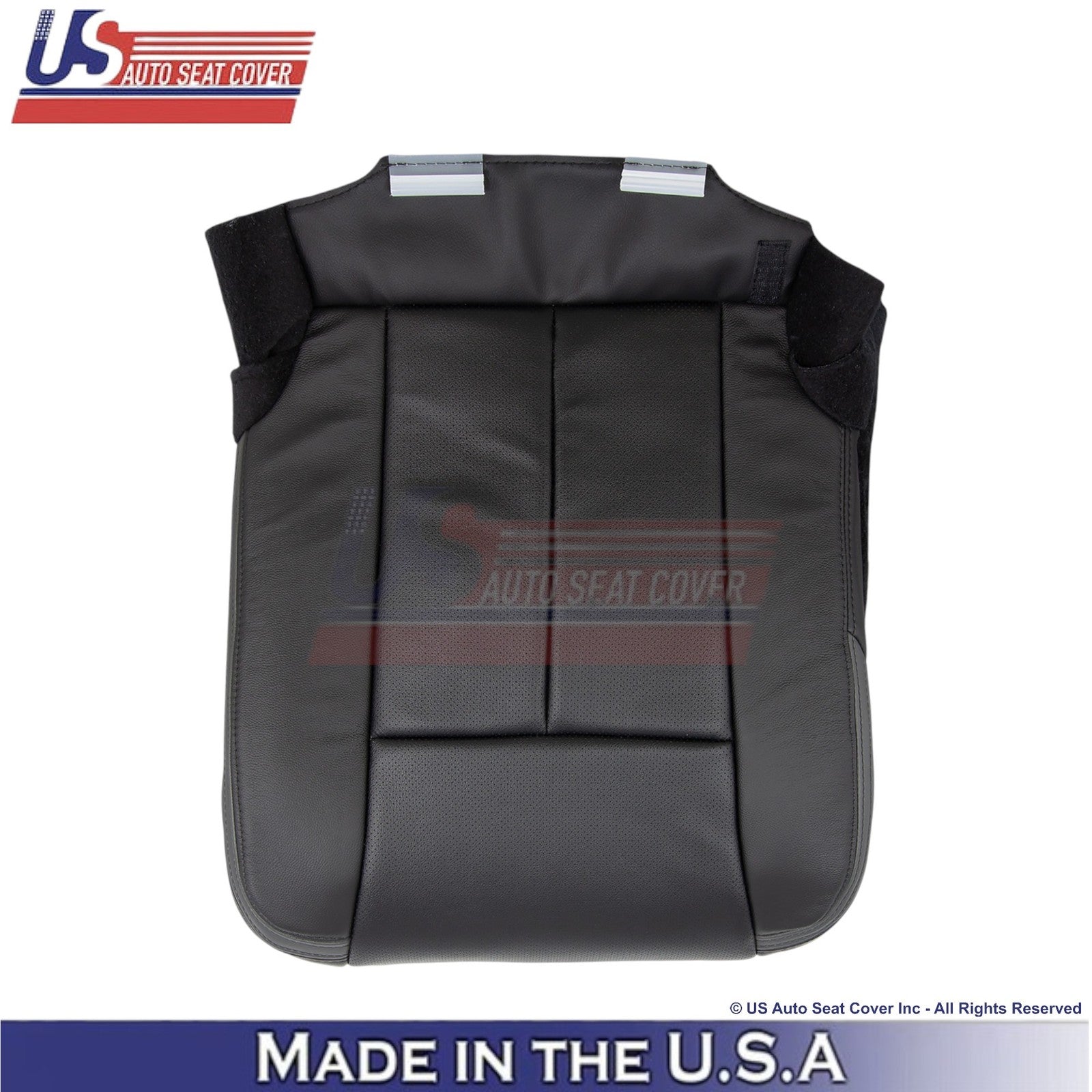 2015-2017 Fits Ford Expedition Platinum Leather Passenger Side Seat Covers Ebony