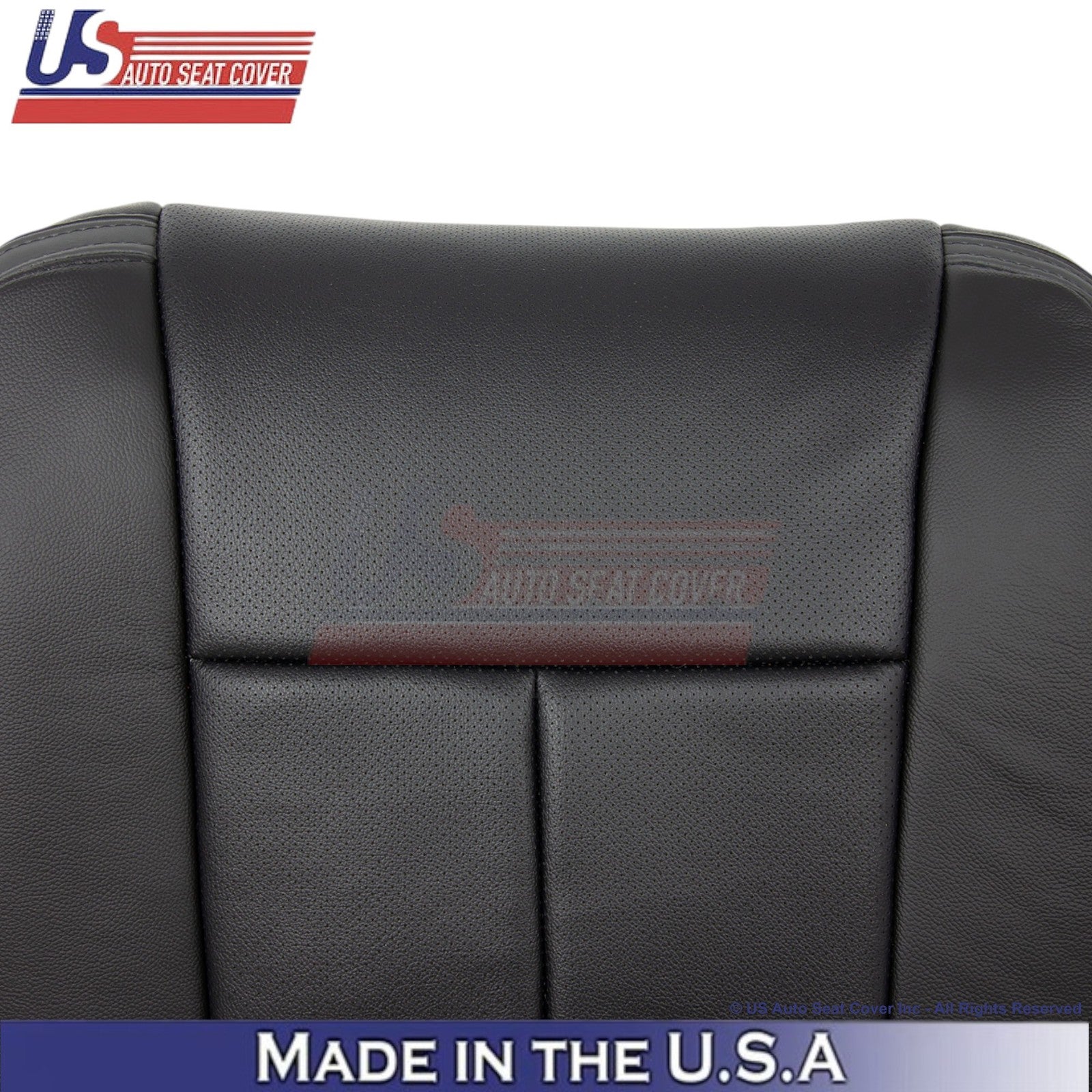 2015-2017 Fits Ford Expedition Platinum Leather Driver Side Seat Covers Ebony