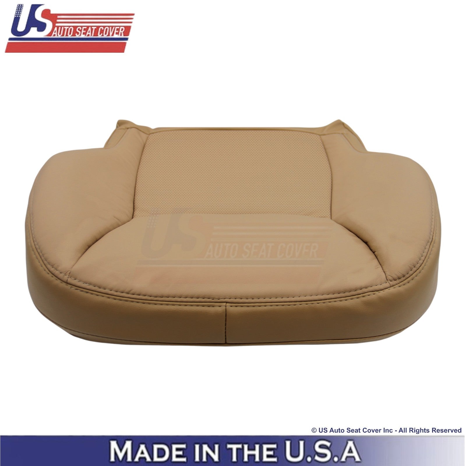 00-02 For Mercedes-Benz S Genuine Leather Hlf Prf Passenger Bottom Cover Saffron