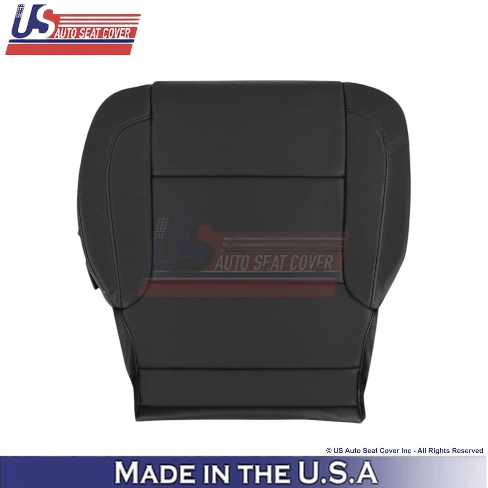 2015-2020 For Chevy Suburban Leatherette Front Driver Replacement Covers Black