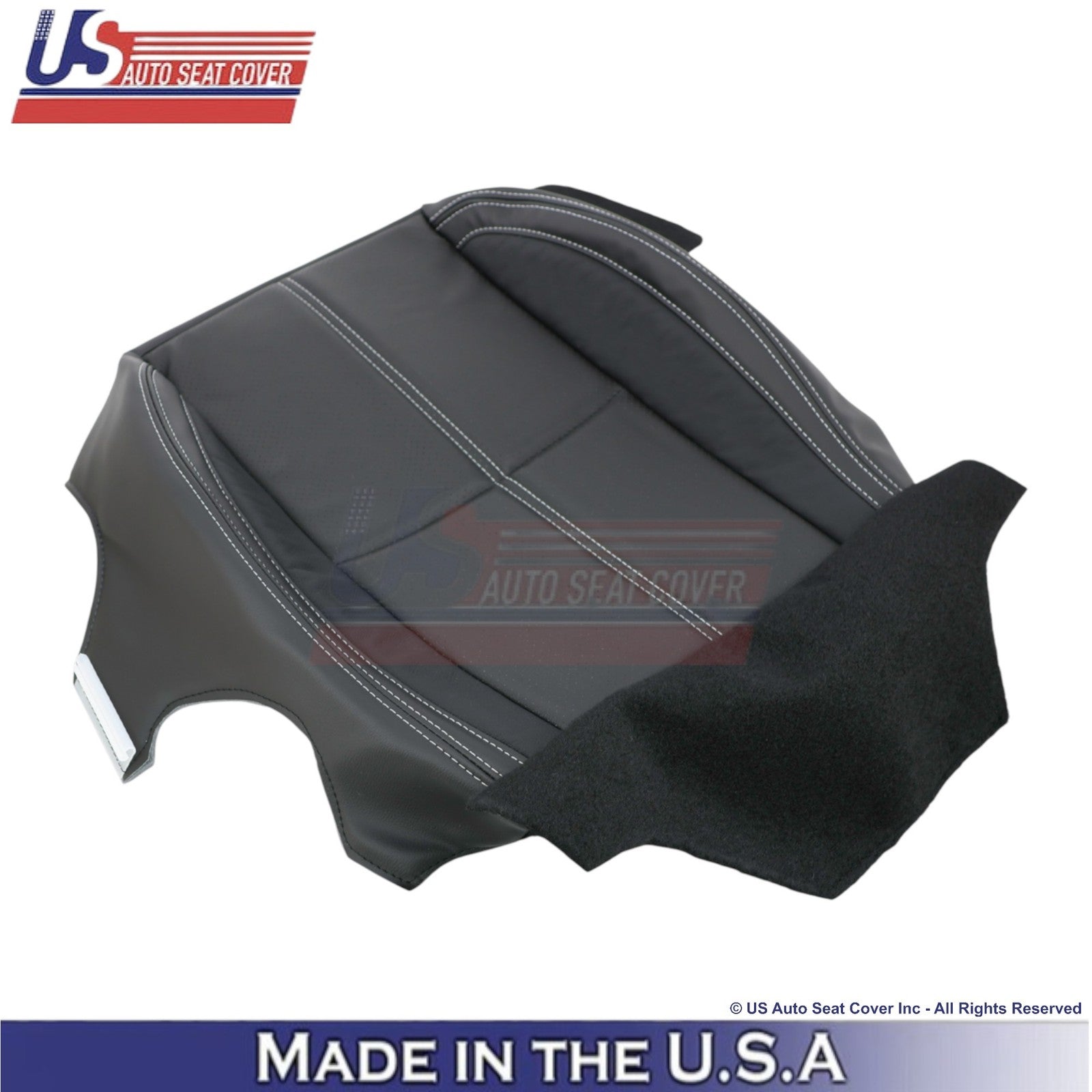2017-2018 Fits Subaru Forester Touring Genuine Leather Bottom Seat Covers Black