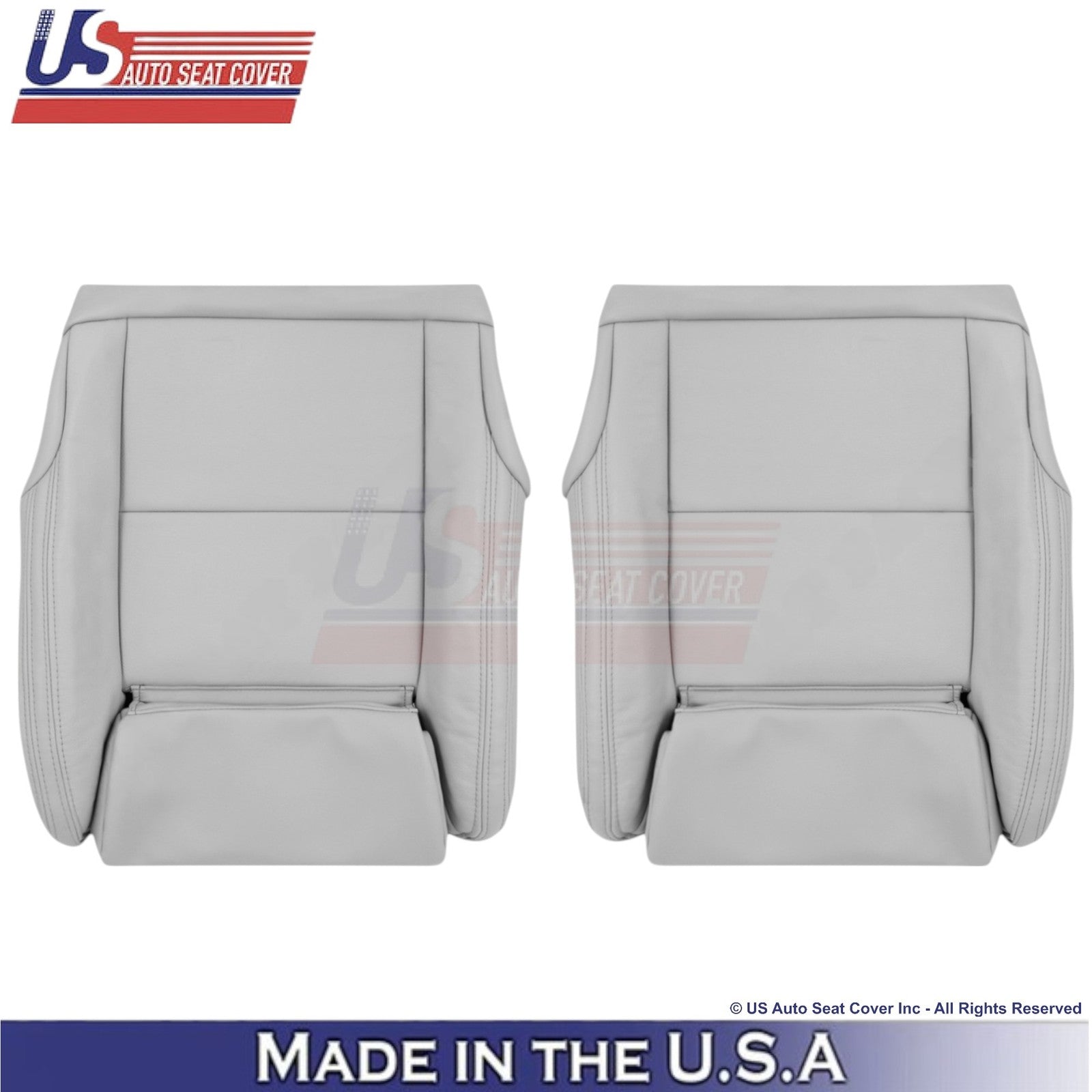 2016-2020 Fits Mercedes Benz GLA250 X156 Front Bottom Leatherette Covers Gray