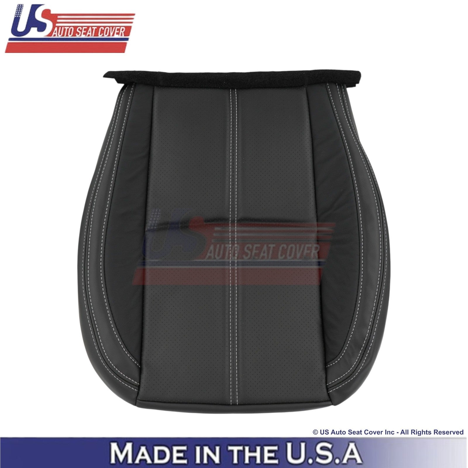 2017-2018 Fits Subaru Forester Touring Genuine Leather Bottom Seat Covers Black