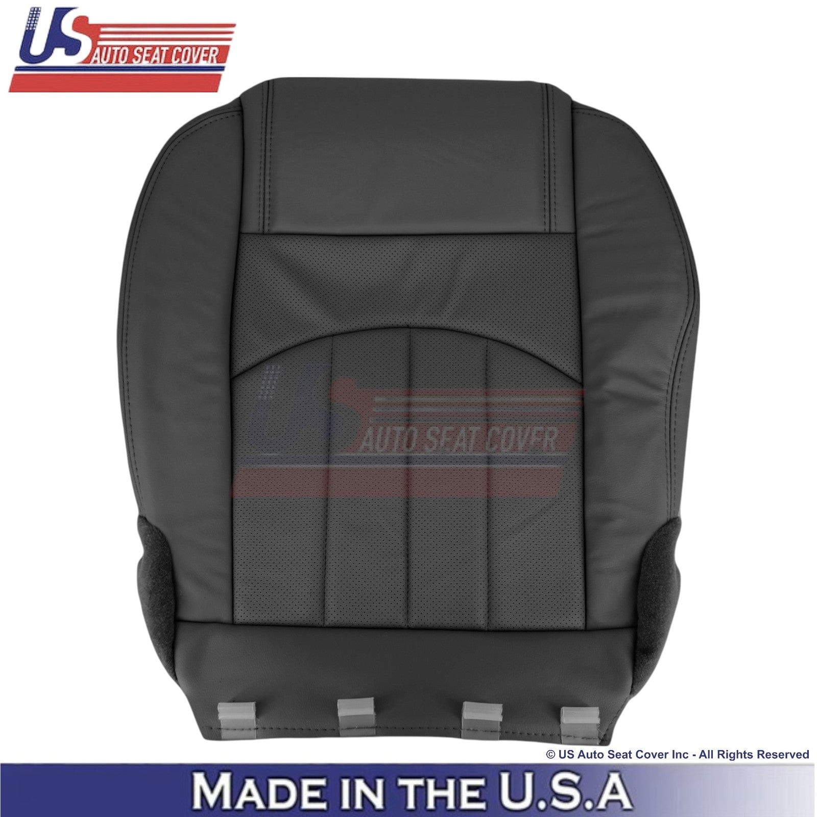 2013-2017 For Buick Enclave Leather Passenger Replacement Seat Covers Ebony