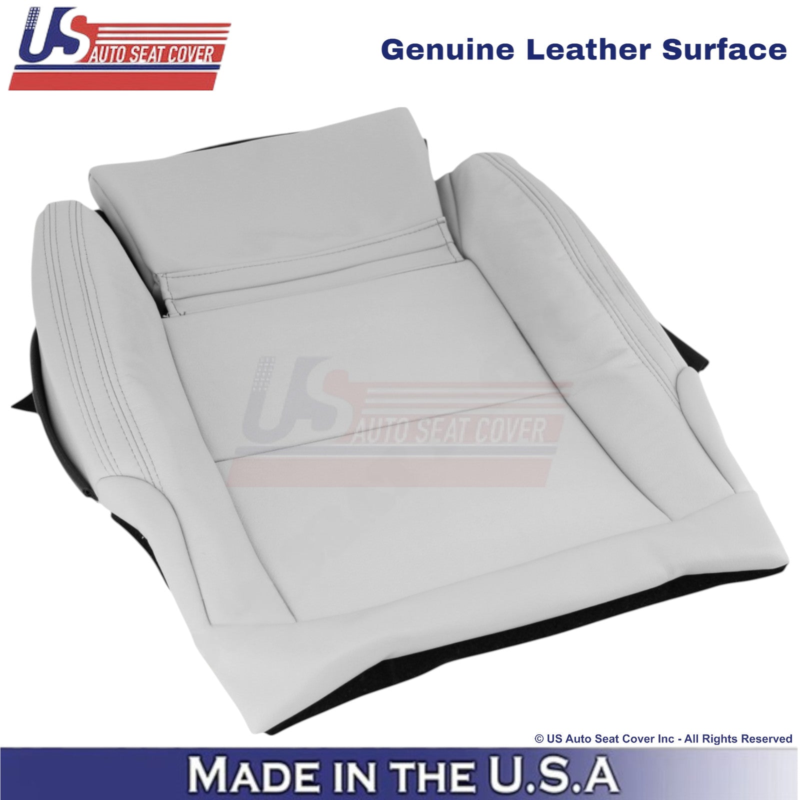 2016-2020 Fits Mercedes Benz GLA250 X156 Front Bottom Leather Seat Covers Gray