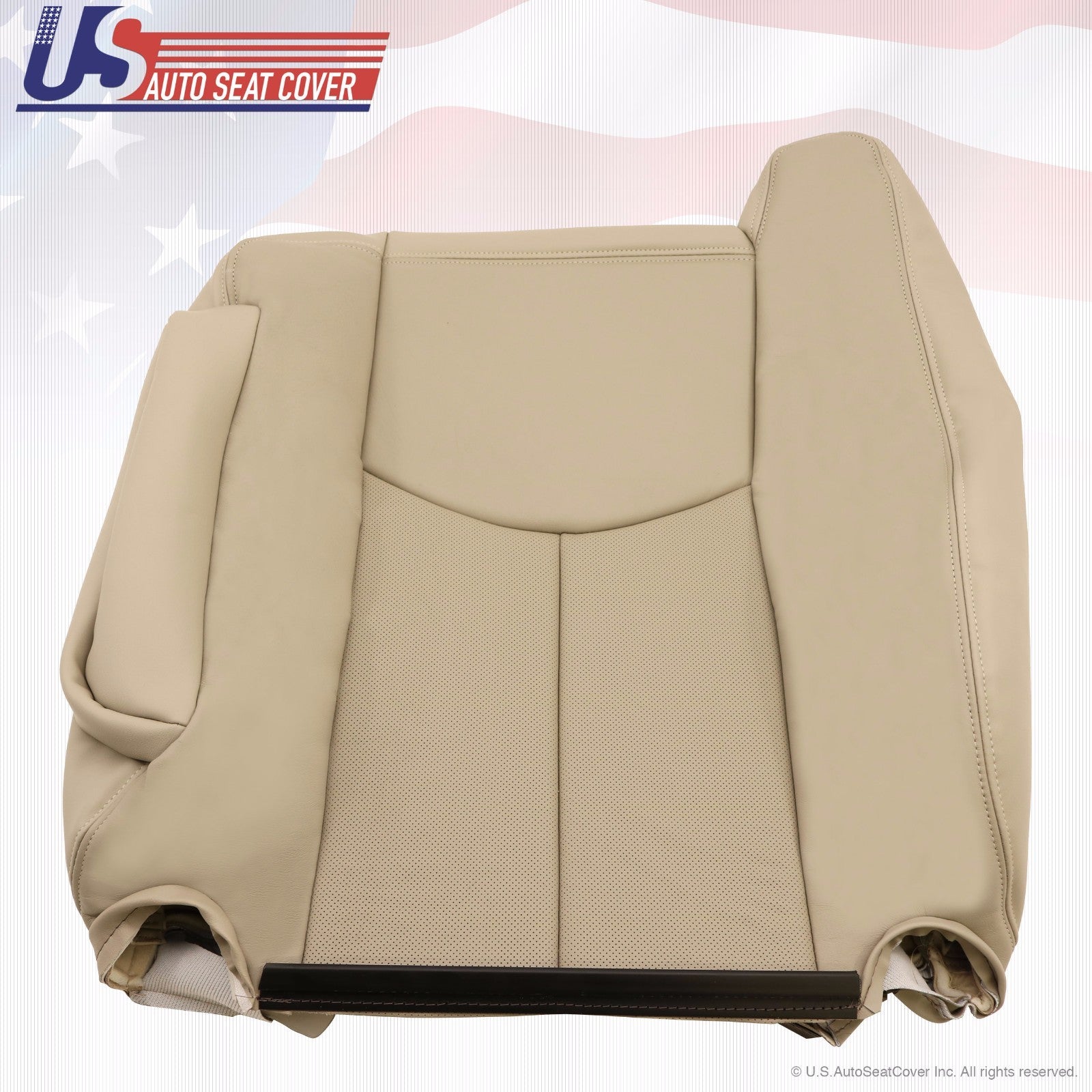 2003 2004 2005 2006 Cadillac Escalade Driver Lean Back Leather Cover Color Tan