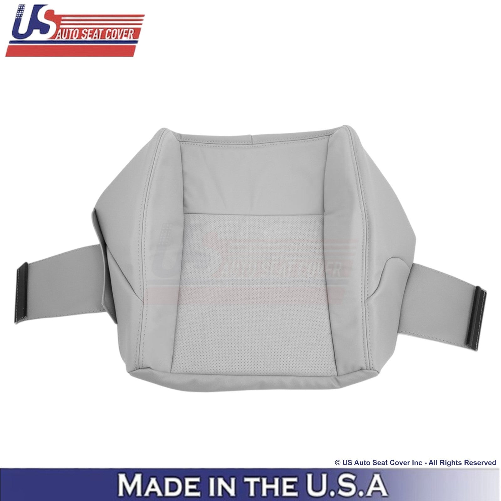 2003-2007 For Cadillac CTS Leather Passenger Top/Bottom Replacement Covers Gray