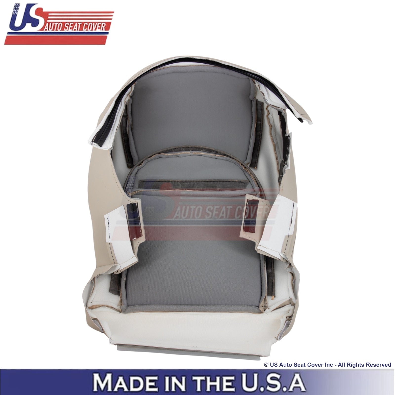 2008-2021 For Toyota Land Cruiser Leather Passenger Bottom Replacement Cover Tan