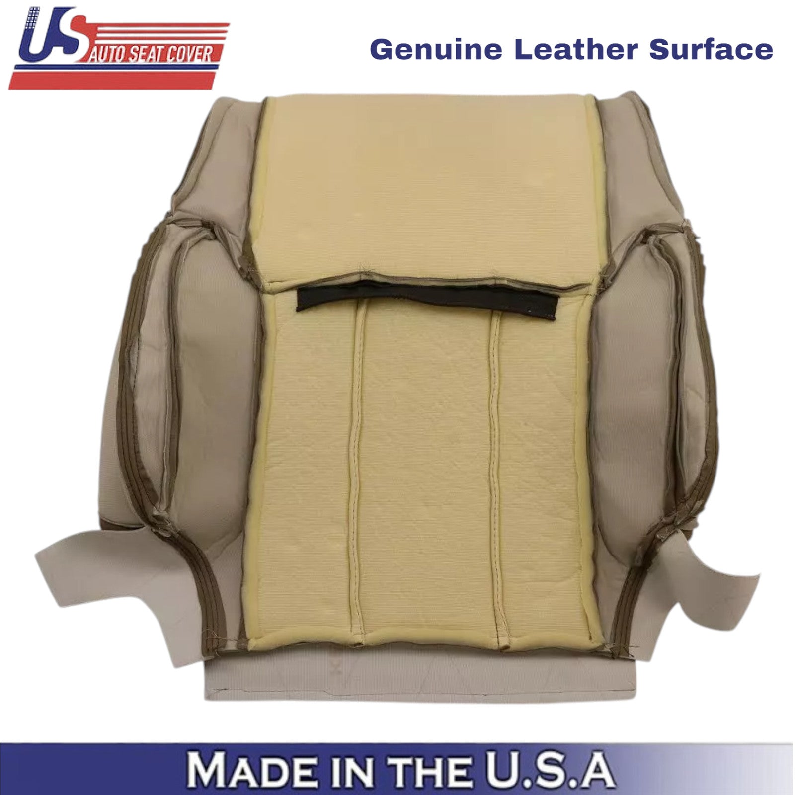 1996-2002 For Toyota 4Runner Limited Leather Driver Top Seat Cover Oak Tan