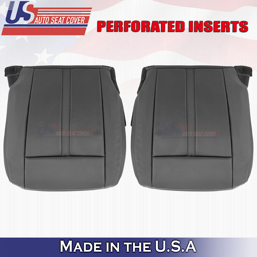 2015-2017 For Lincoln Navigator Leather Front Bottom Replacement Covers Black