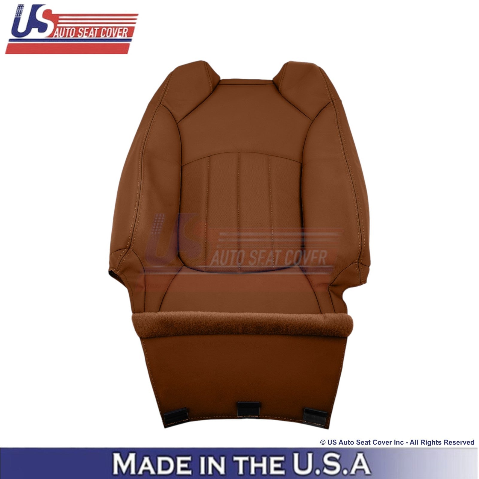 2015-2017 Fits Chevy Traverse Genuine Leather Perf. Front Seat Covers Saddle Up