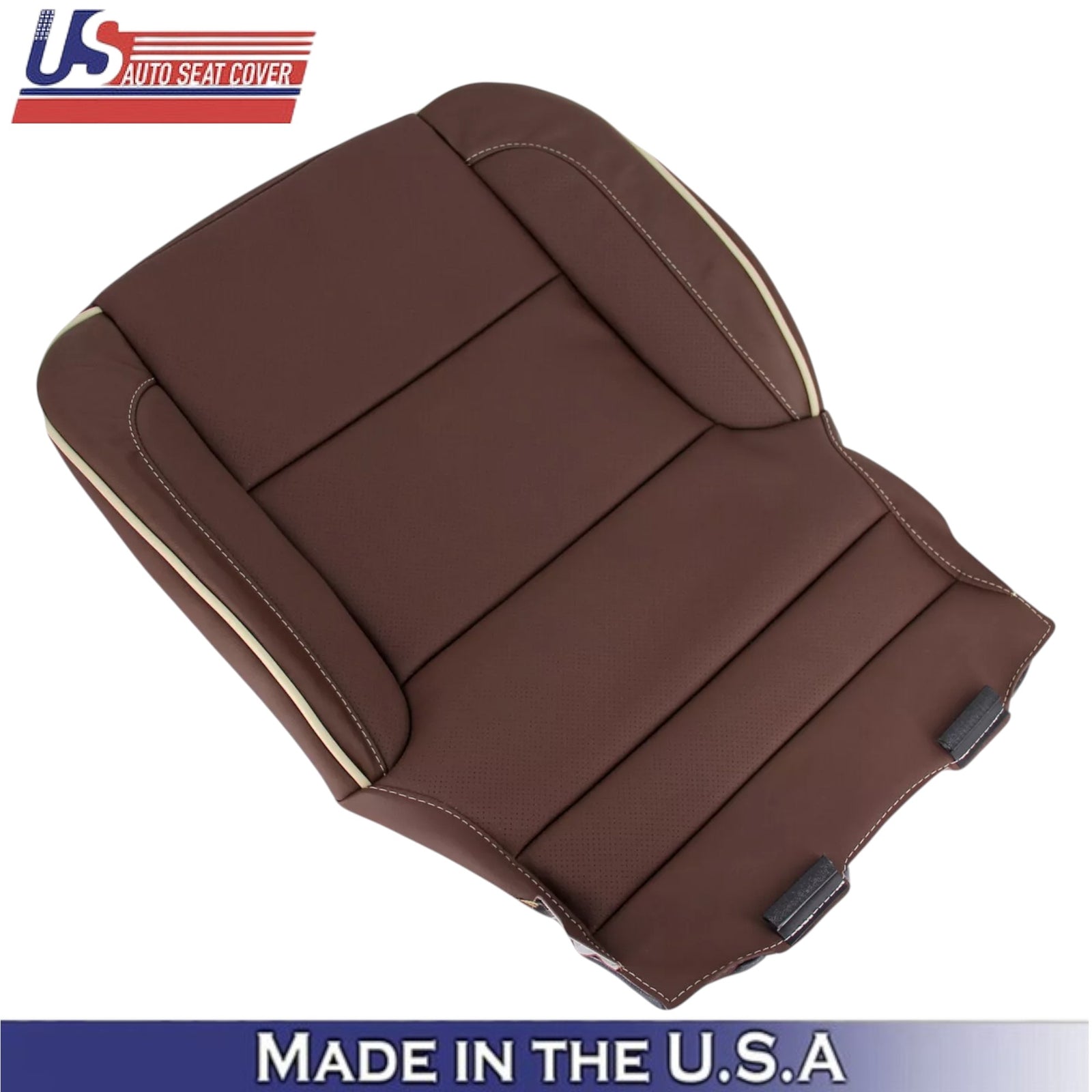 2014-2019 For Chevy Silverado High Country Leather Driver Bottom Cover Brown