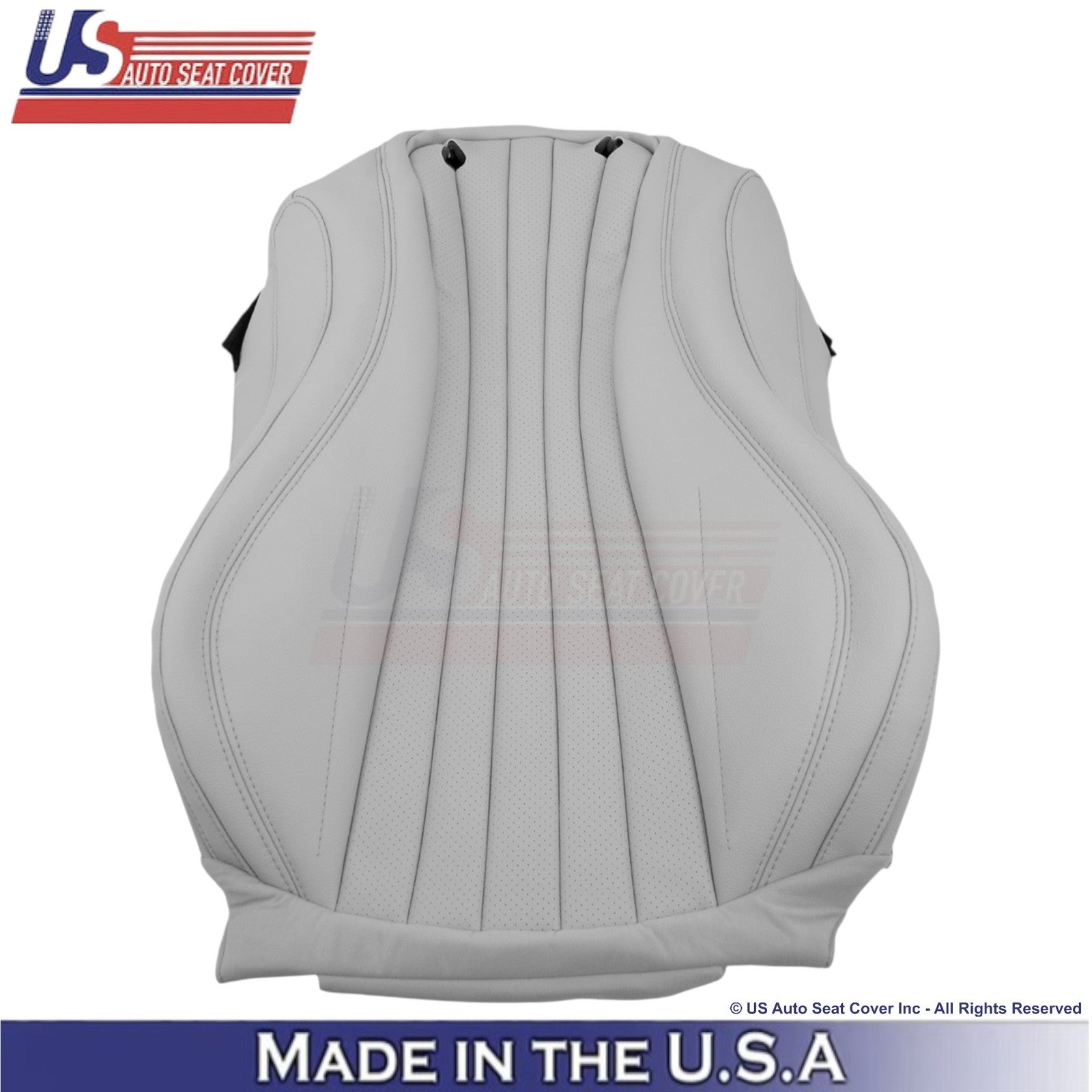 2021-2023 Fits Mercedes Benz E-Class Leatherette Front Driver Seat Covers Gray
