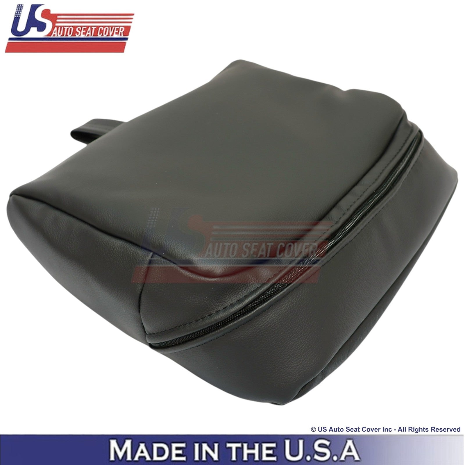 2003-2004 Fits Ford F250 F350 Lariat Leather Perf Rear Top OEM Seat Covers Black