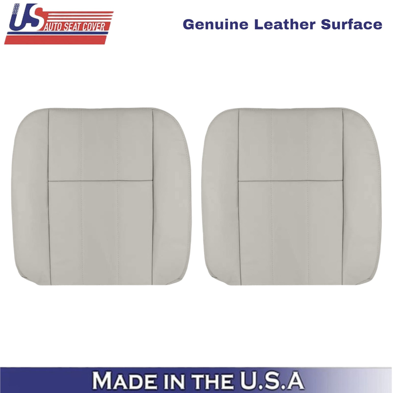 2006-2011 For Mercury Grand Marquis Leather Front Top Covers Medium Light Stone