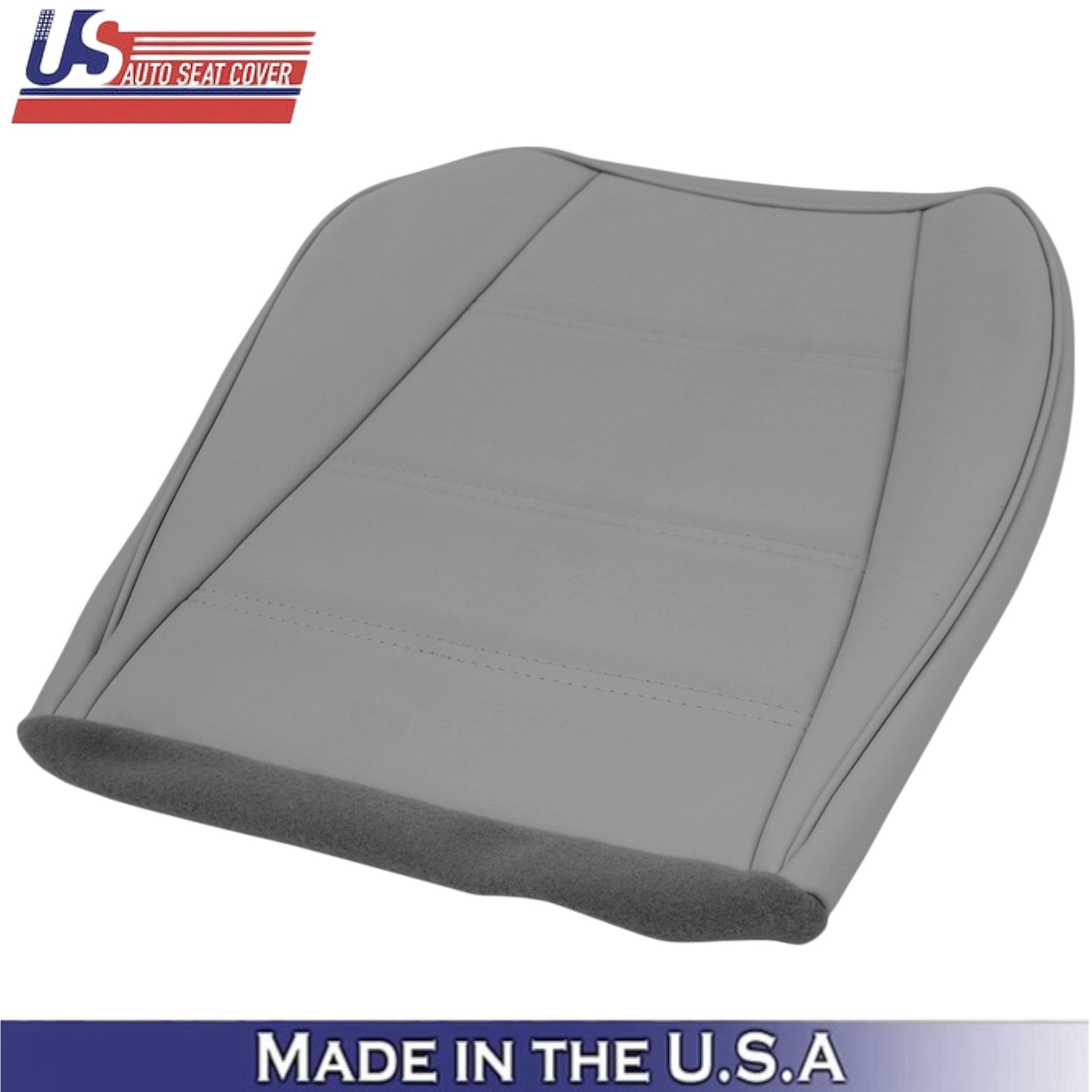 1999-2004 For Ford Mustang V6 Leatherette Front Seat Covers Medium Graphite Gray
