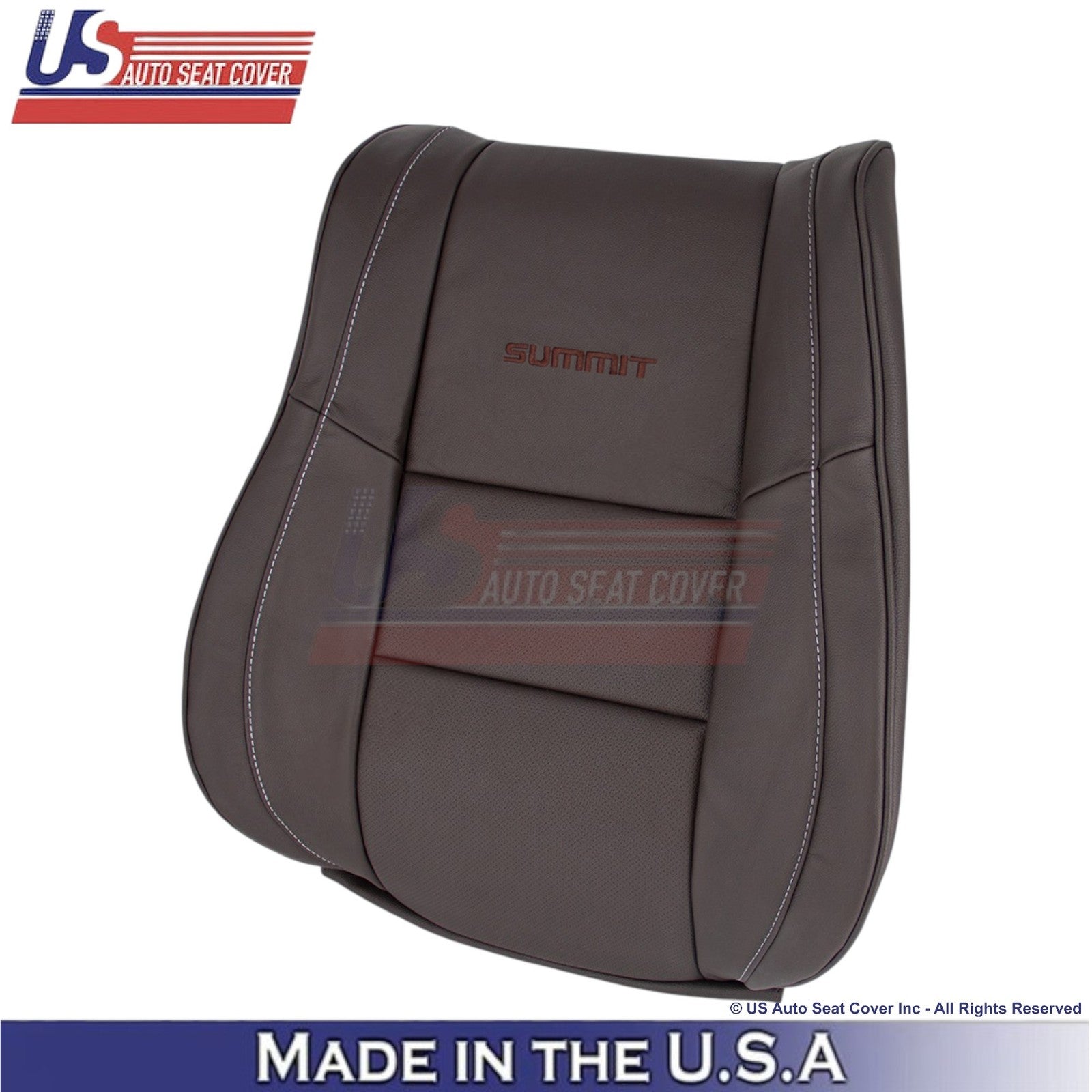 2011-2021 For Jeep Grand Cherokee Summit Driver Genuine Leather Covers Brown