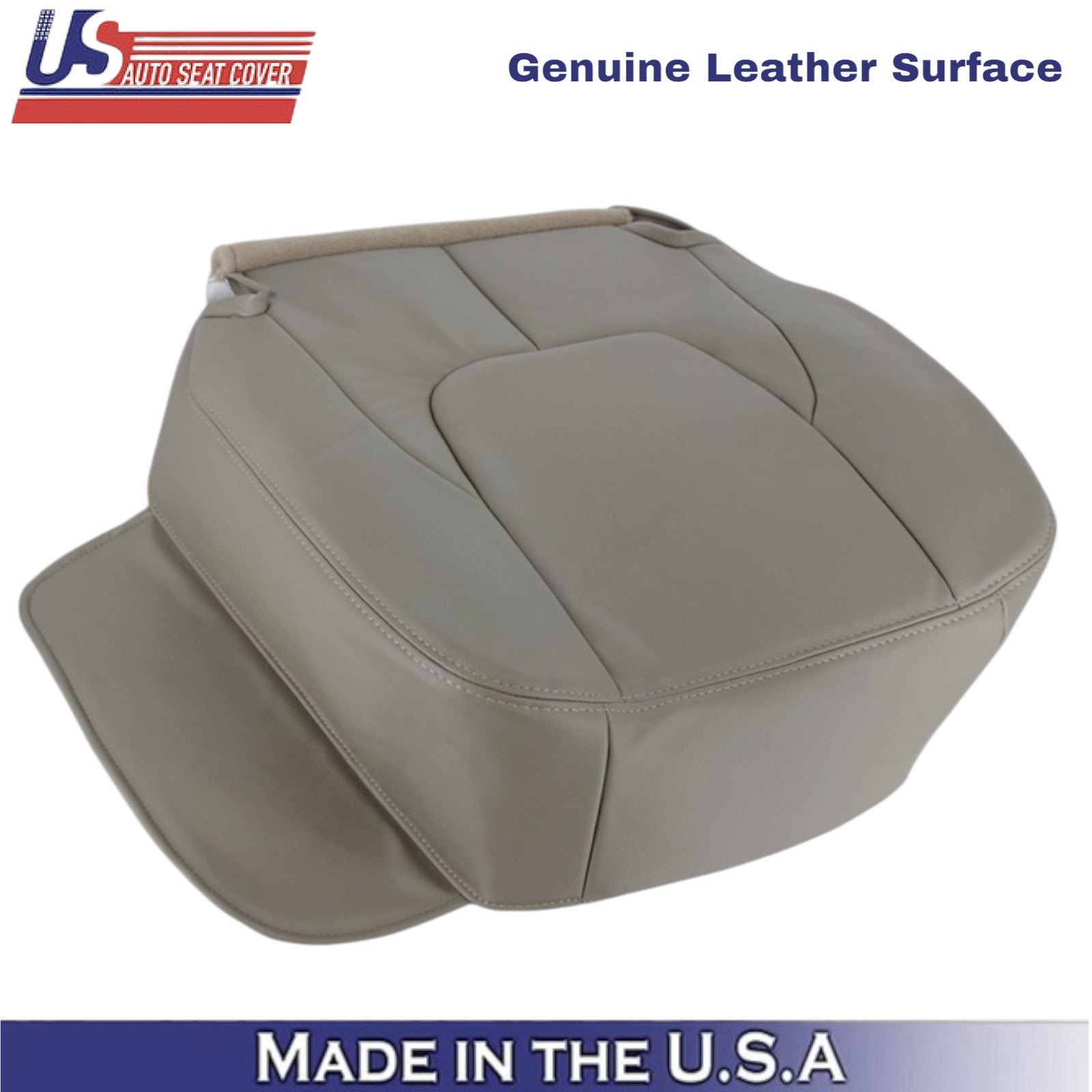 2002-2003 For Dodge Ram 1500 2500 Laramie Leather Passenger Side Covers Taupe