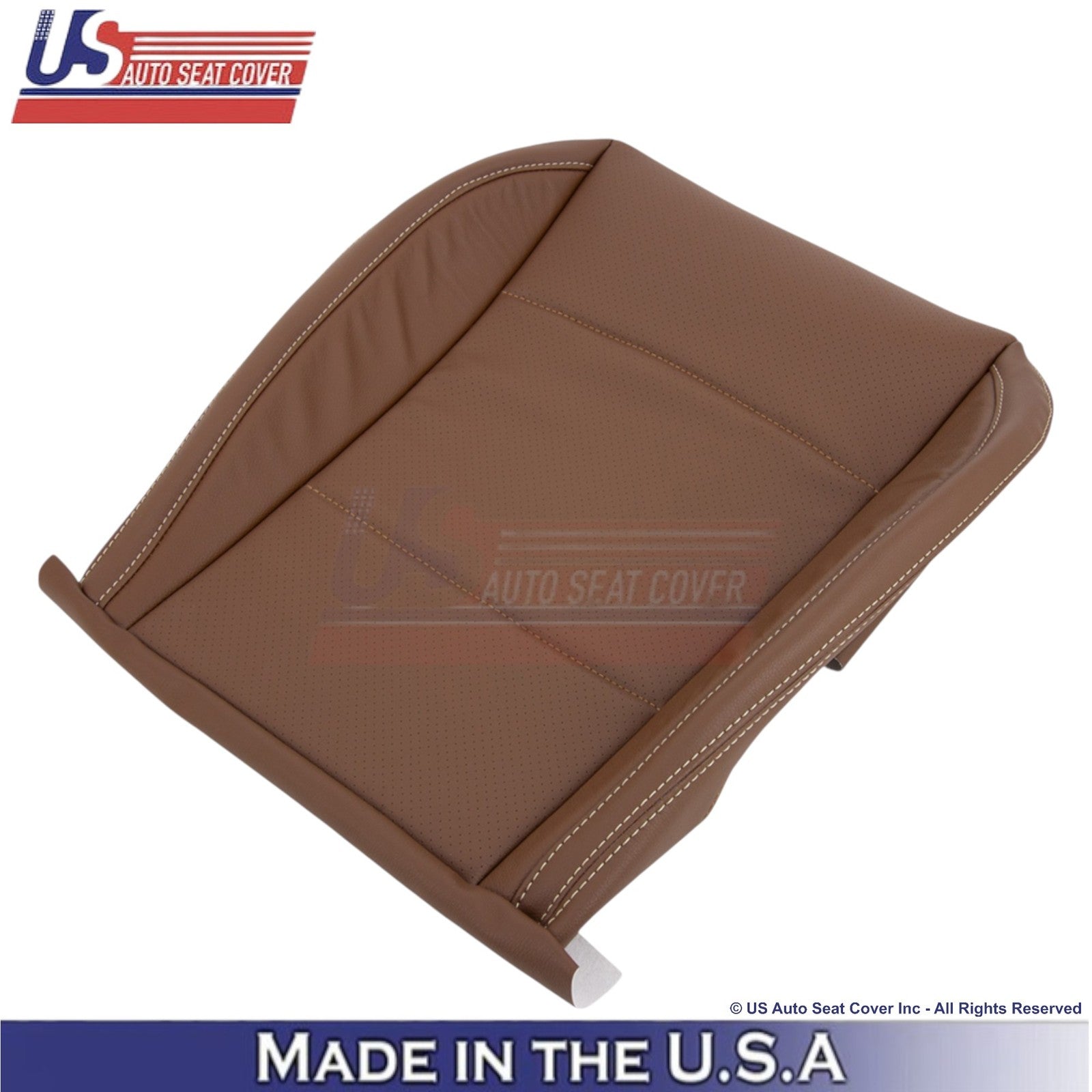 2015-2017 For Subaru Outback Leatherette Front Replacement Covers Slate Brown