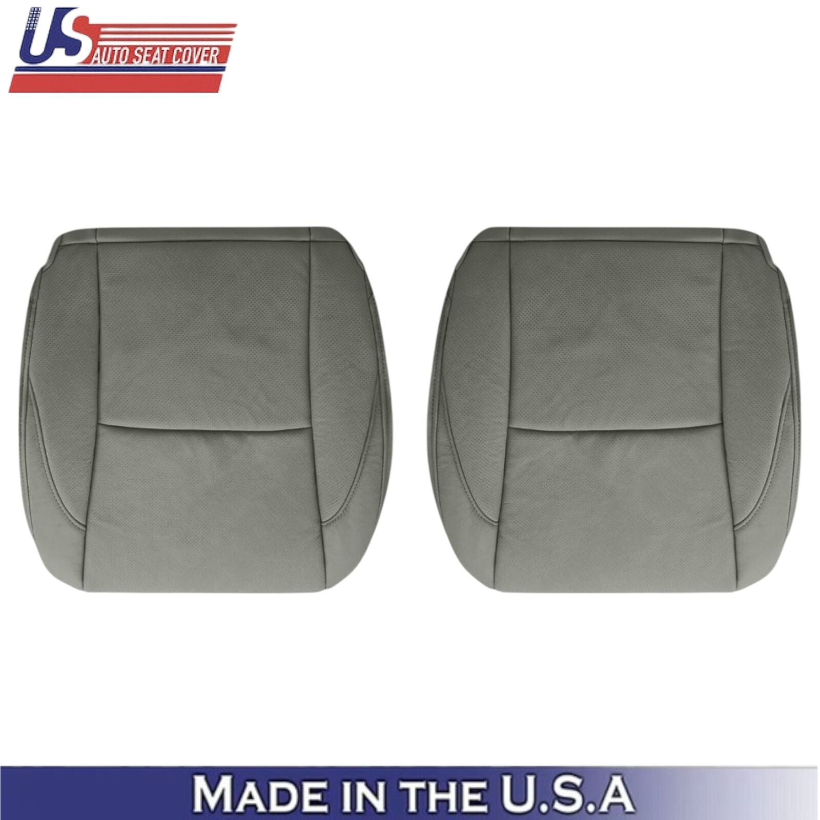2007-2012 For Lexus ES350 Leatherette Front Bottom Replacement Covers Light Gray