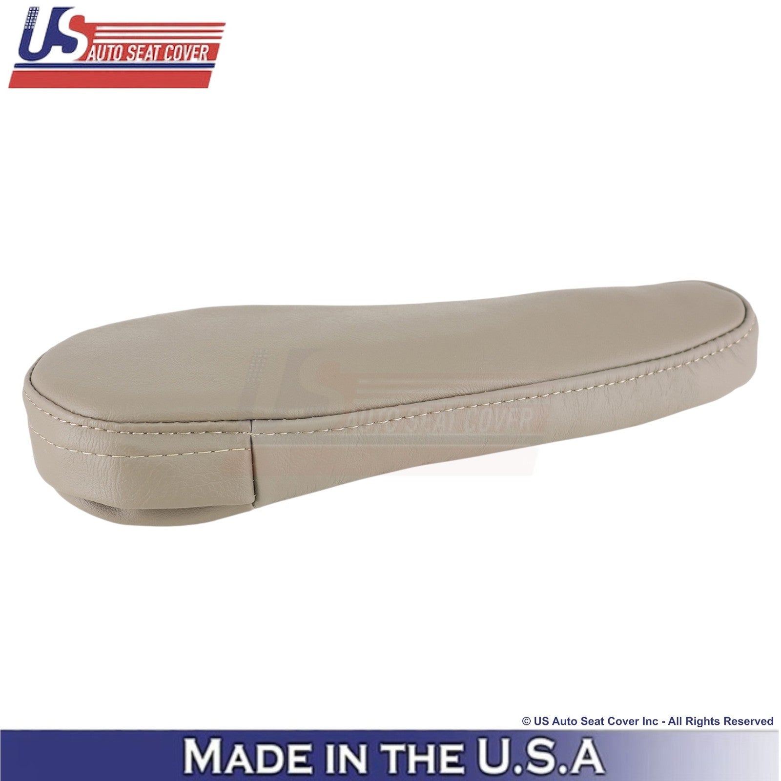 1998-2003 Fits Toyota Sienna Genuine Leather Driver Armrest Cover Light Oak