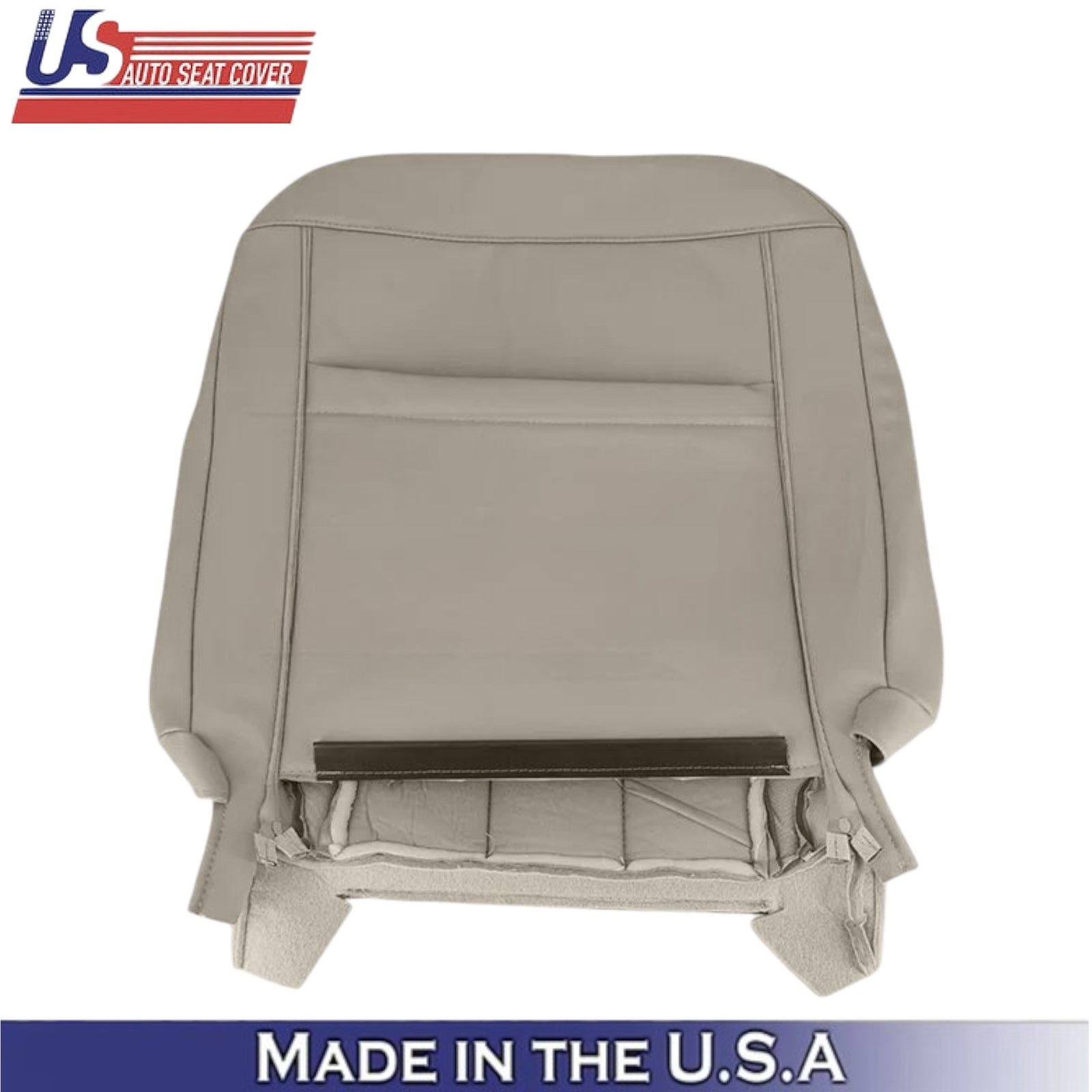 2003-2005 For Mercury Grand Marquis Leatherette Driver Seat Covers Med Parchment