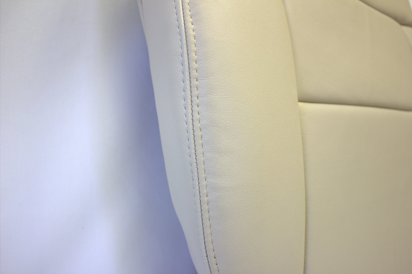 2004 Ford F150 Driver & Passenger Bottom Leather Seat Covers Light Parchment Tan