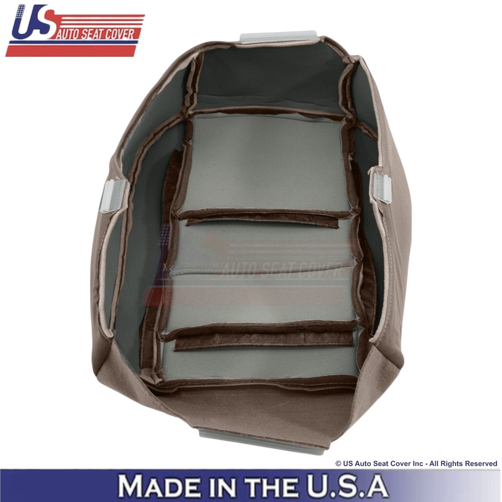 2008-2010 For Ford F-250 XLT Cloth Driver Side Replacement Seat Covers Camel Tan