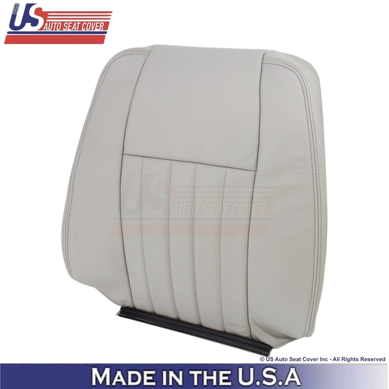 2005-2007 Fits Jeep Liberty Limited Front Genuine Leather Covers Light Graystone