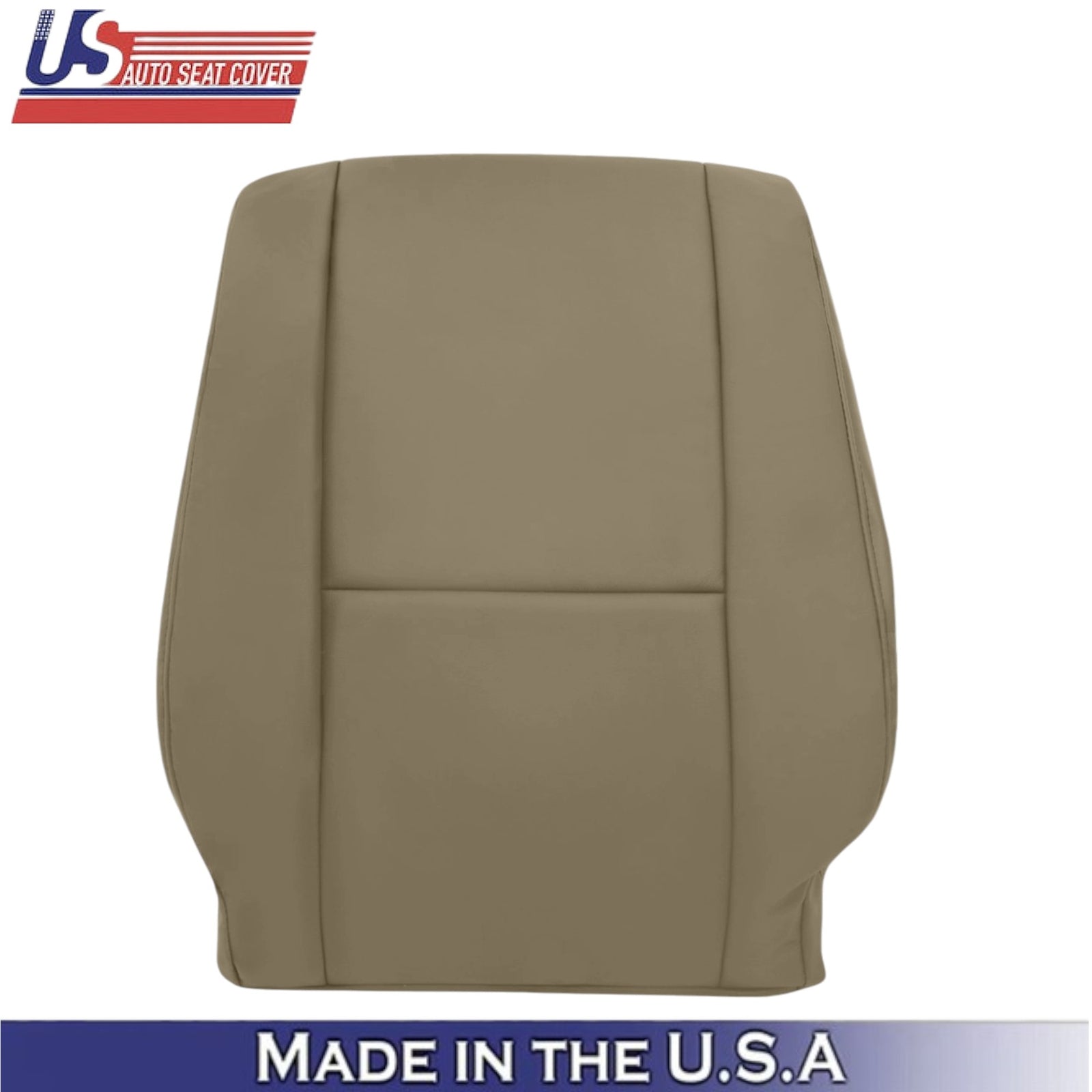 2005-2007 For Toyota Sequoia Leatherette Passenger Side Seat Covers Oak Tan