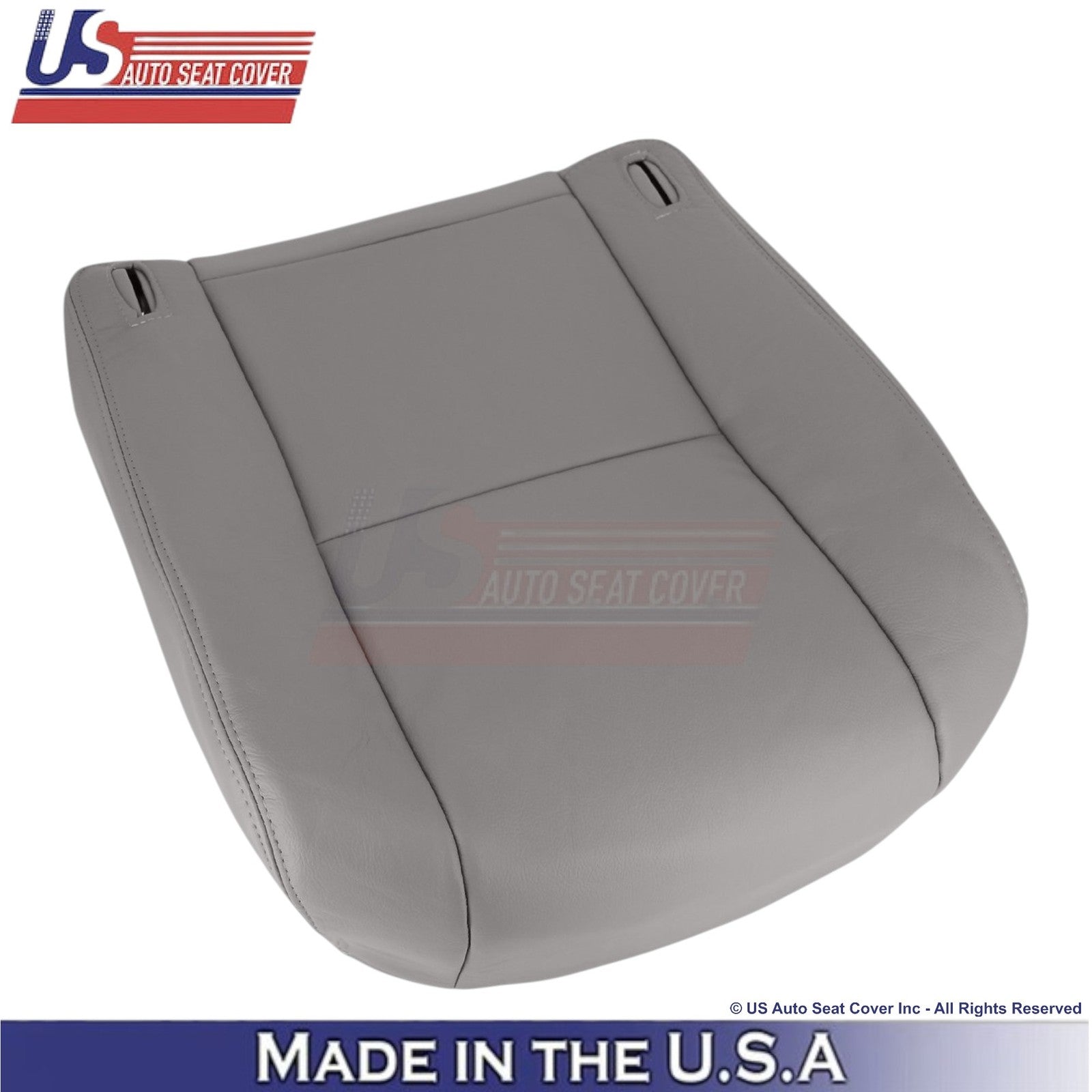 1998-2003 For Toyota Sienna Genuine Leather Front Replacement Seat Covers Gray