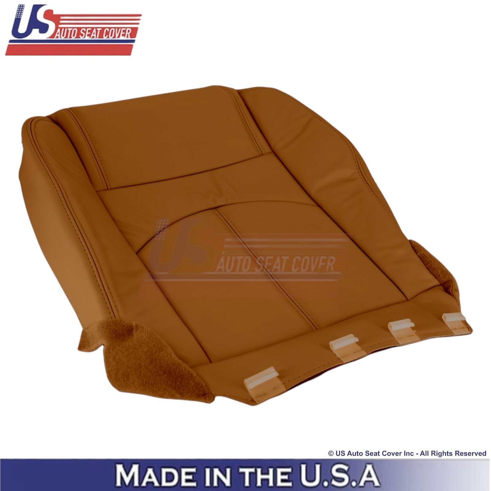 2013-2014 Fits Chevy Traverse Leatherette Front Bottom Replacement Covers Mojave