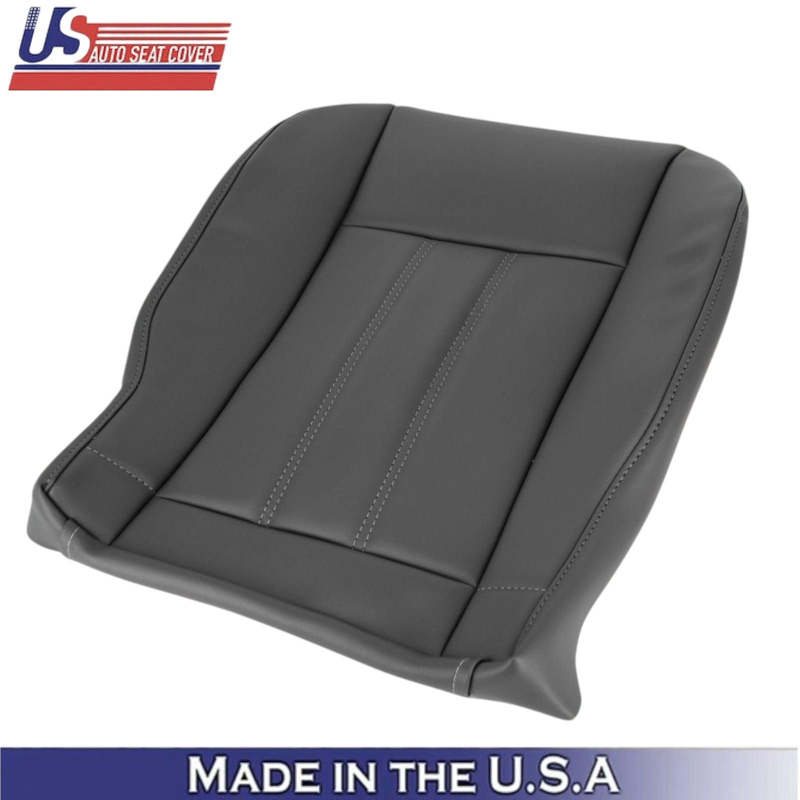 2008-2020 For Dodge Grand Caravan Leatherette Driver Side Seat Covers Black