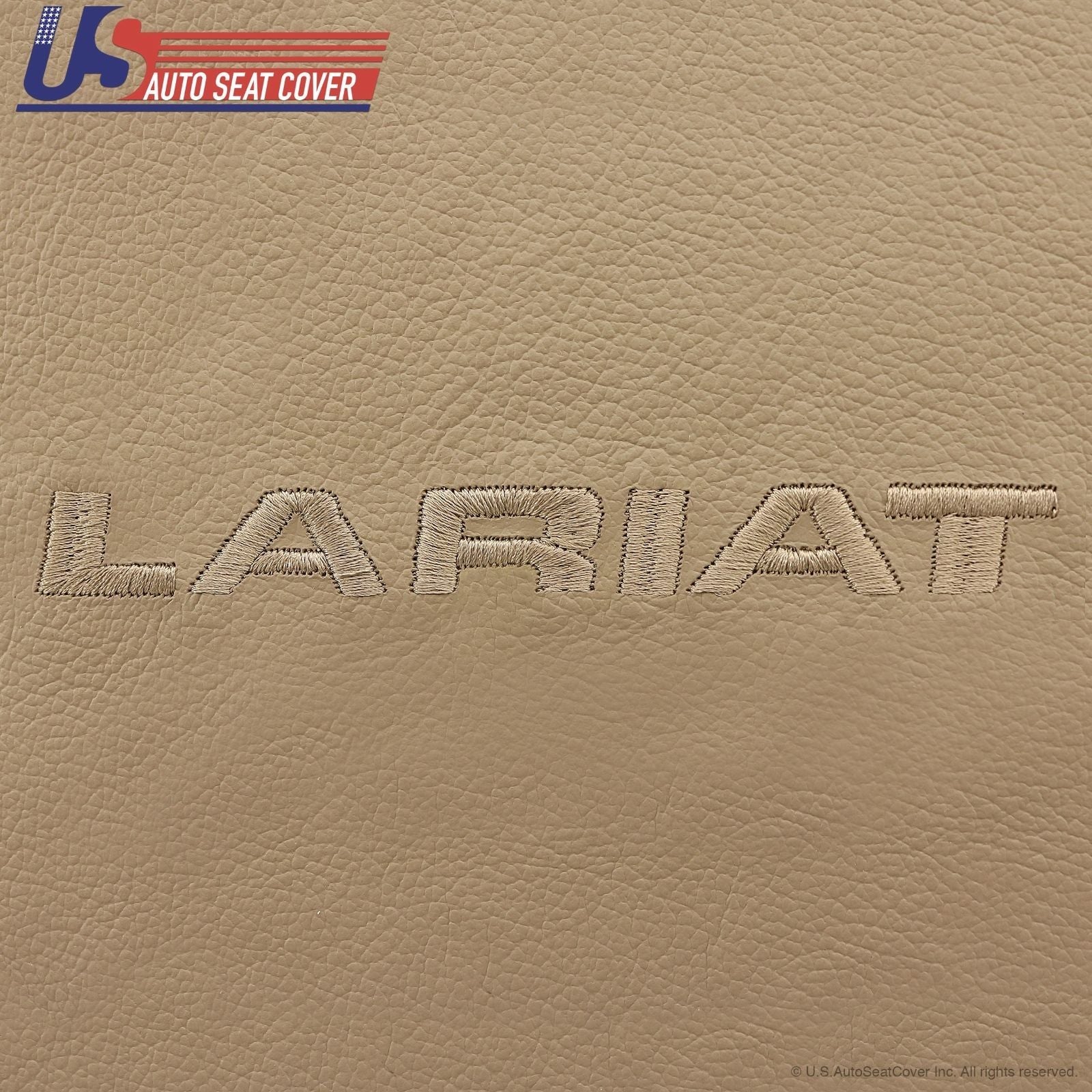 2004 2005 Ford F250 F350 Driver Top Lean Back Replacement Leather Seat Cover Tan