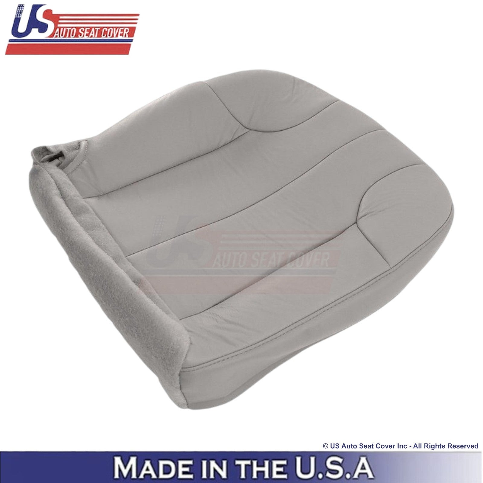 1999-2001 For Jeep Grand Cherokee Genuine Leather Driver Bottom Seat Cover Taupe
