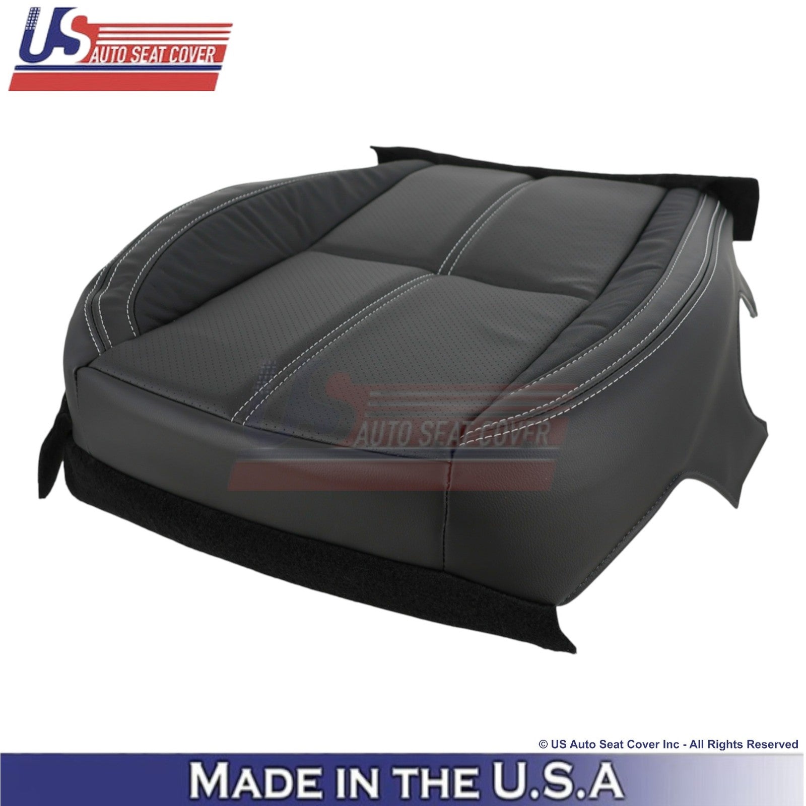 2017-2018 Fits Subaru Forester Touring Genuine Leather Front Seat Covers Black