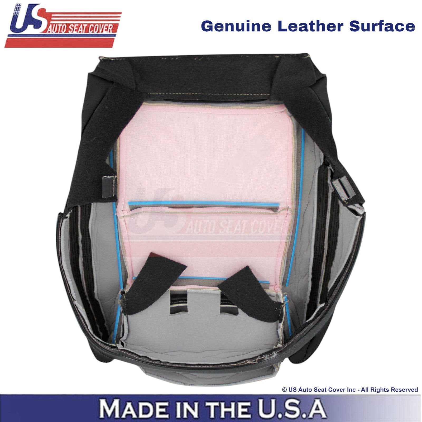 2016-2020 Fits Mercedes Benz GLA250 X156 Passenger Bottom Leather Cover Black