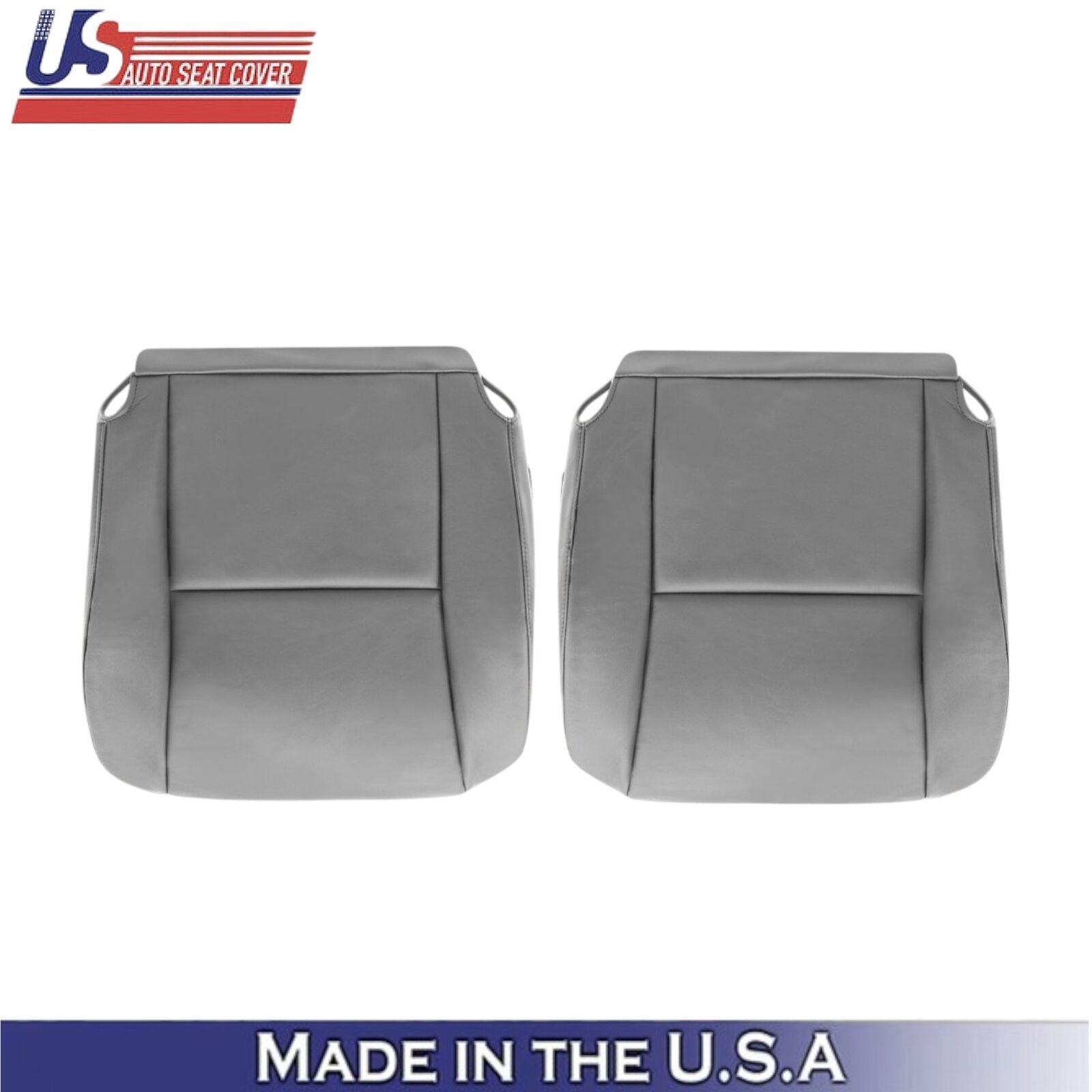 2005-2007 For Toyota Sequoia Genuine Leather Front Bottom Seat Covers Gray