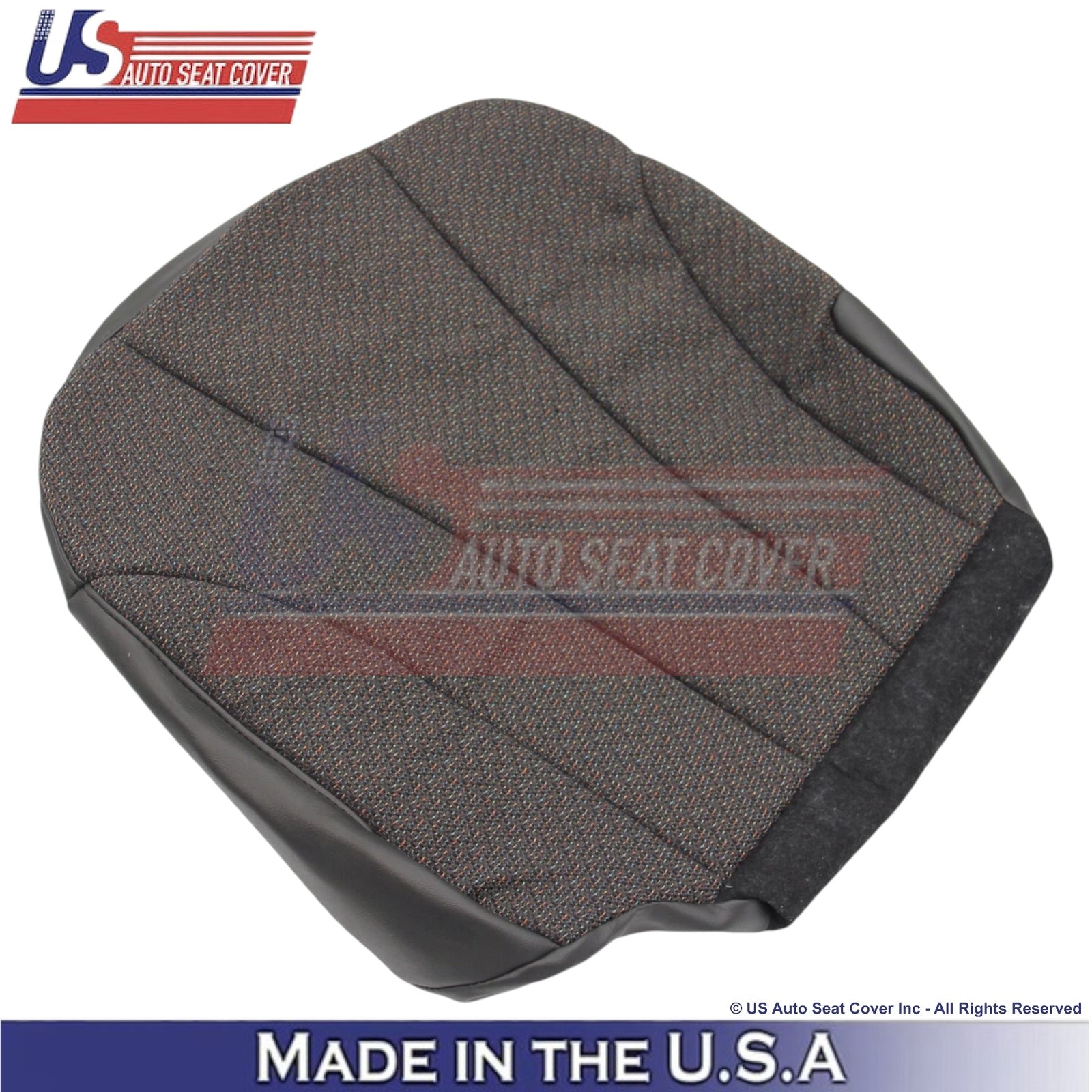 1999-2002 For Chevy Silverado 1500 2500 Cloth Front Driver Seat Covers Dark Gray