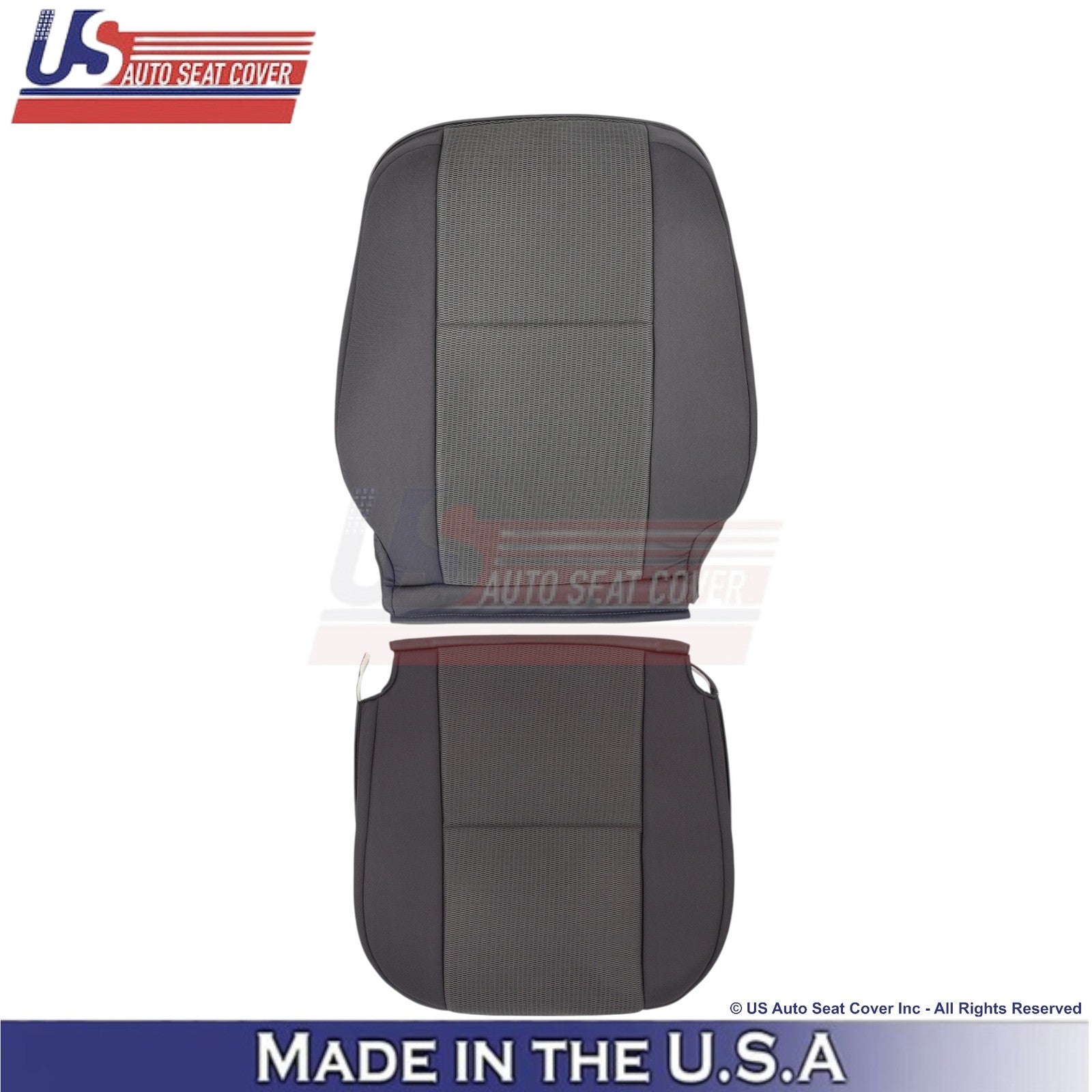 2007-2011 Fits Toyota FJ Cruiser Cloth Driver Side Replacement Seat Covers Black