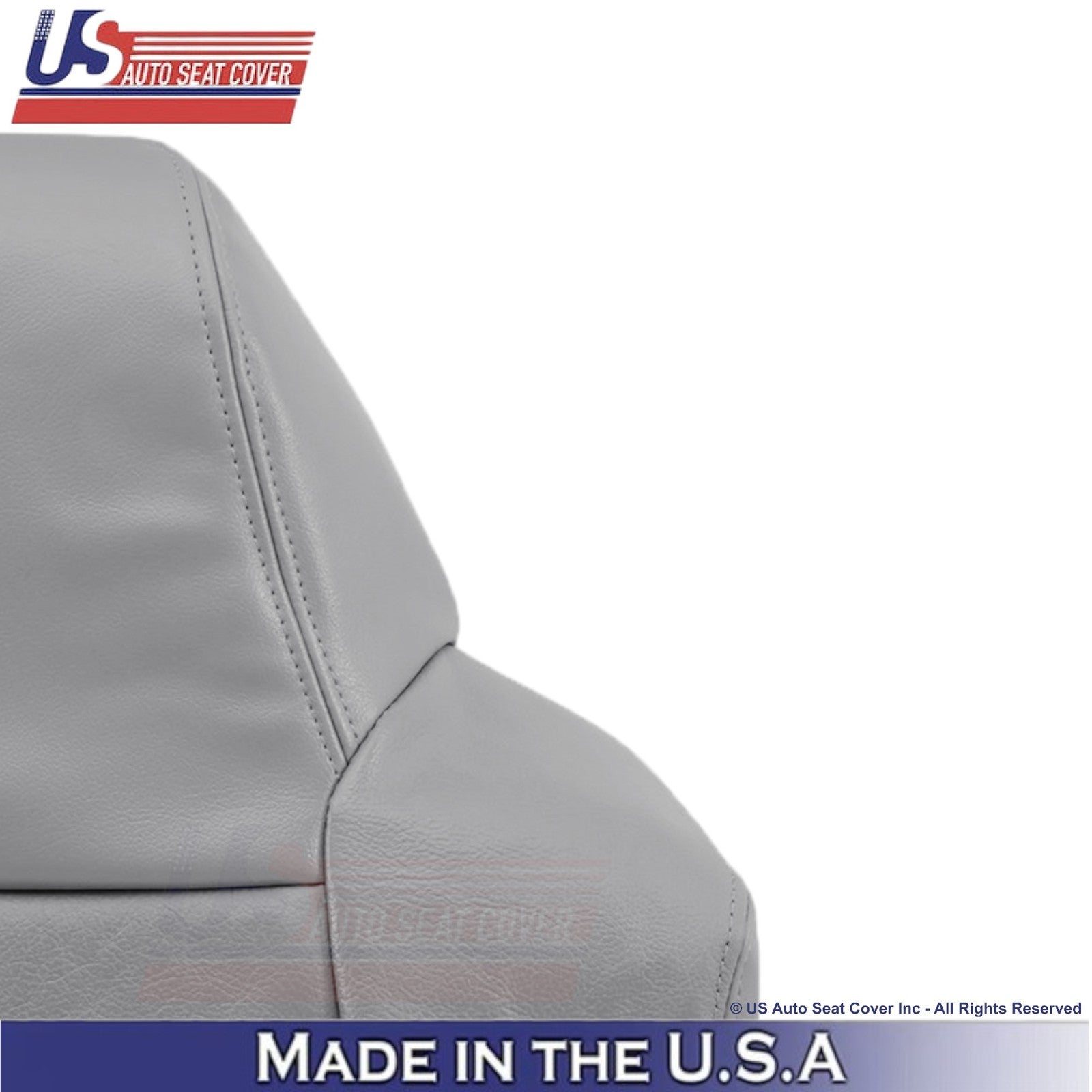 2003-2007 Fits Ford F250 F350 Lariat Leather Front Passenger Side Covers Gray