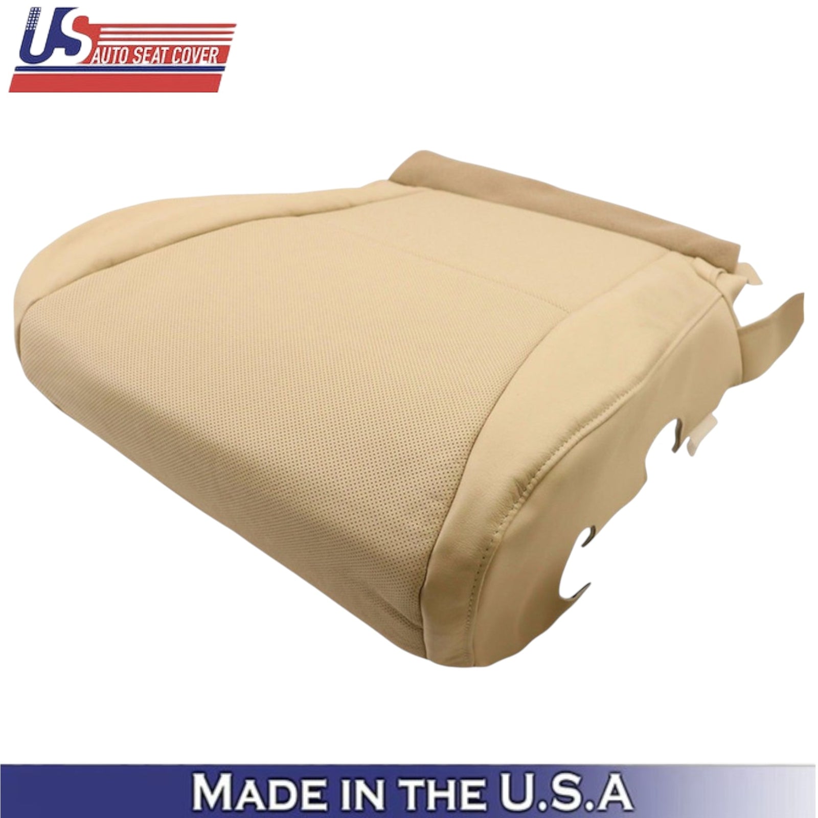 2010-2015 For Lexus RX350 RX450H Leatherette Front Bottom Seat Covers Parchment