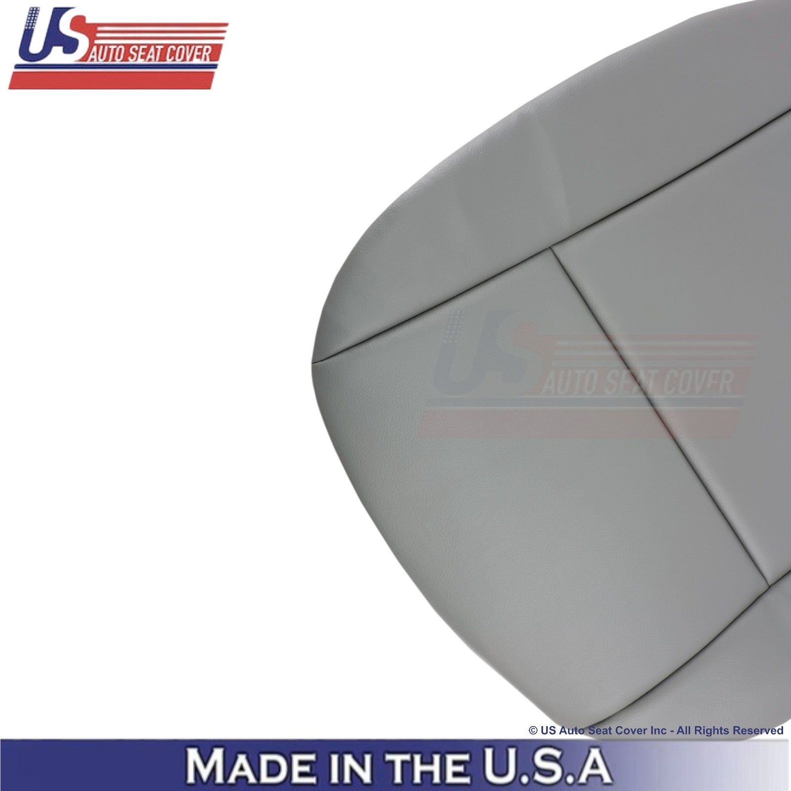 2010-2013 Fits Ford Transit Leatherette Front Bottom Replacement Covers Gray