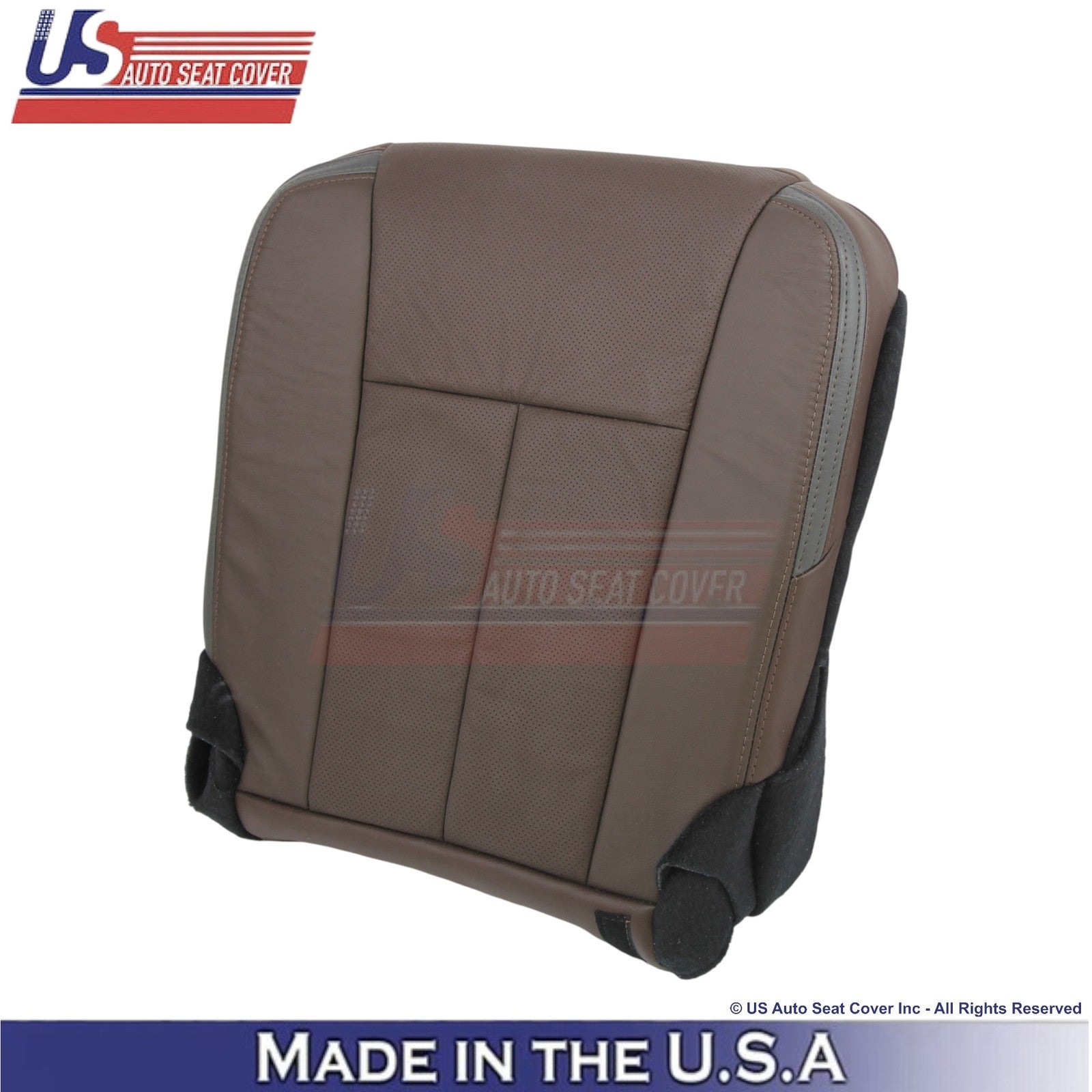2015-2017 Fits Ford Expedition Platinum Genuine Leather Driver Side Covers Brown