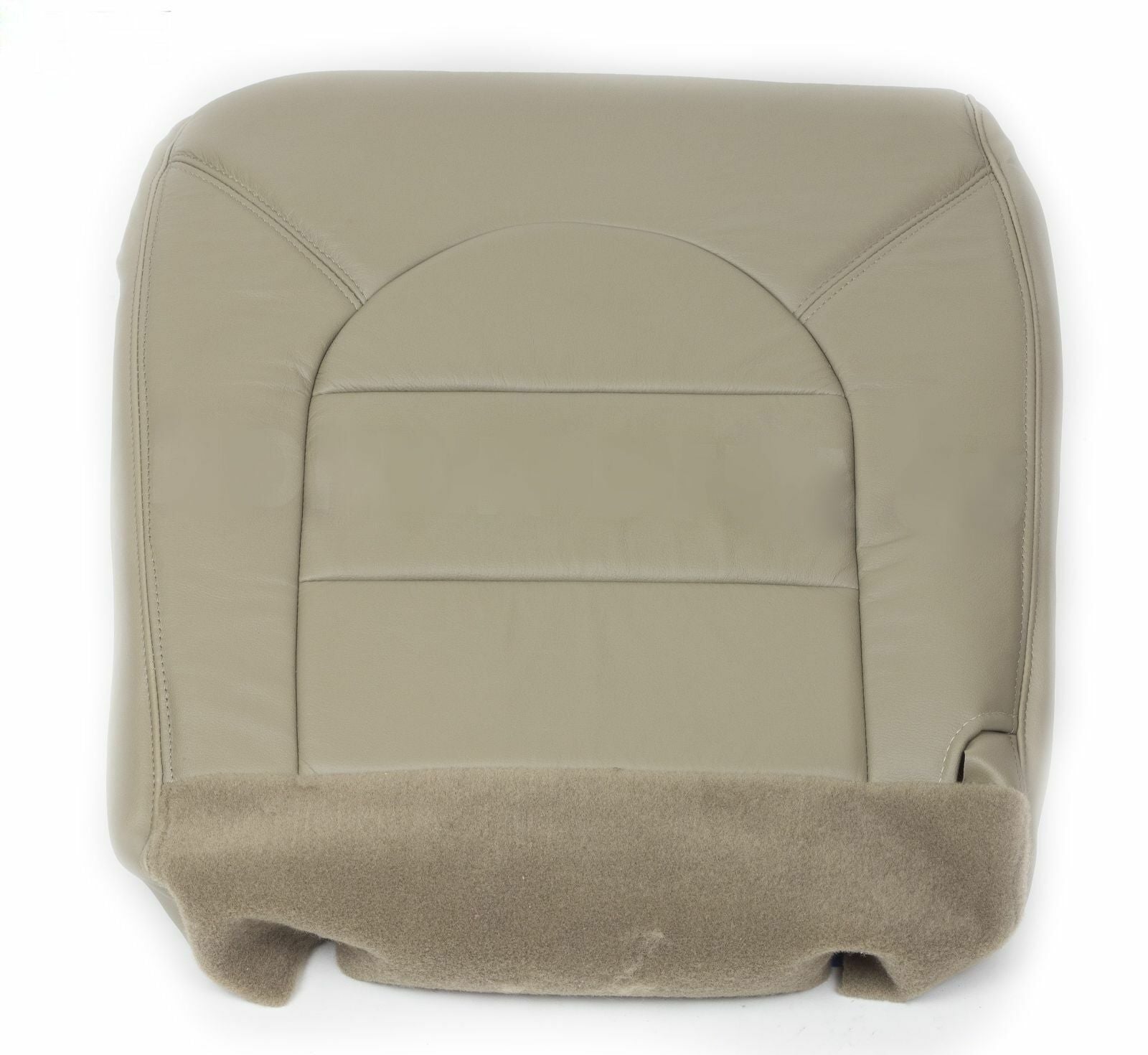 1999 Ford F250 4WD Lariat Driver and Passenger Bottom  Leather Seat Covers Tan