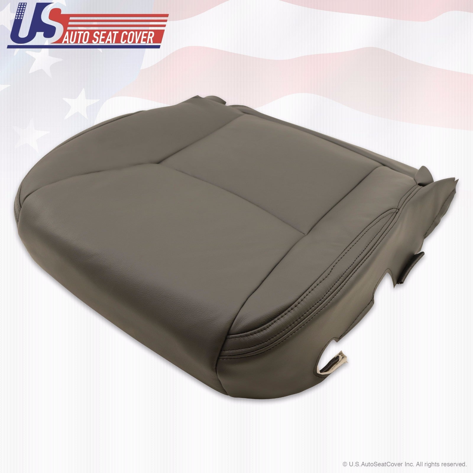 Fits 2003 04 Lexus GX470 Driver Bottom Replacement Leather Seat Cover Dark Gray