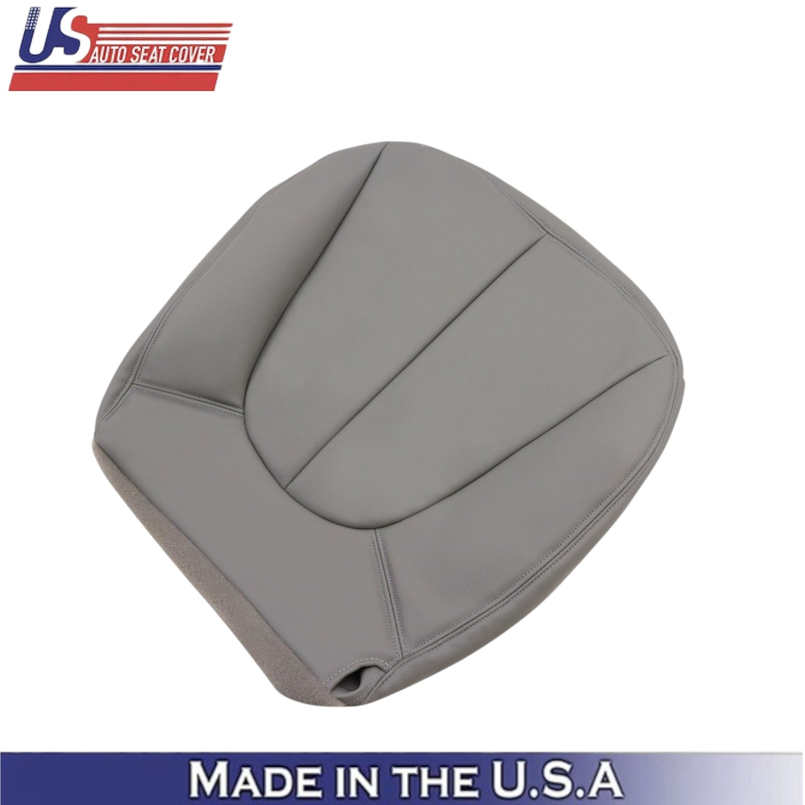 1997-2002 For Ford Expedition XLT Eddie Bauer Leather Front Seat Covers Gray