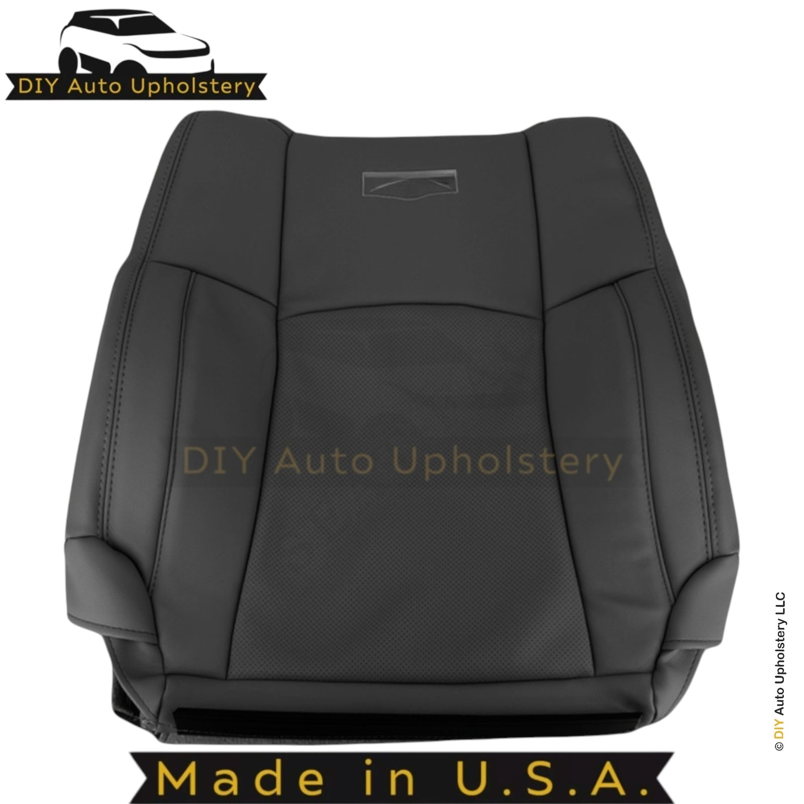 2013-2018 For Dodge Ram 2500 Laramie Genuine Leather Front Seat Covers Black