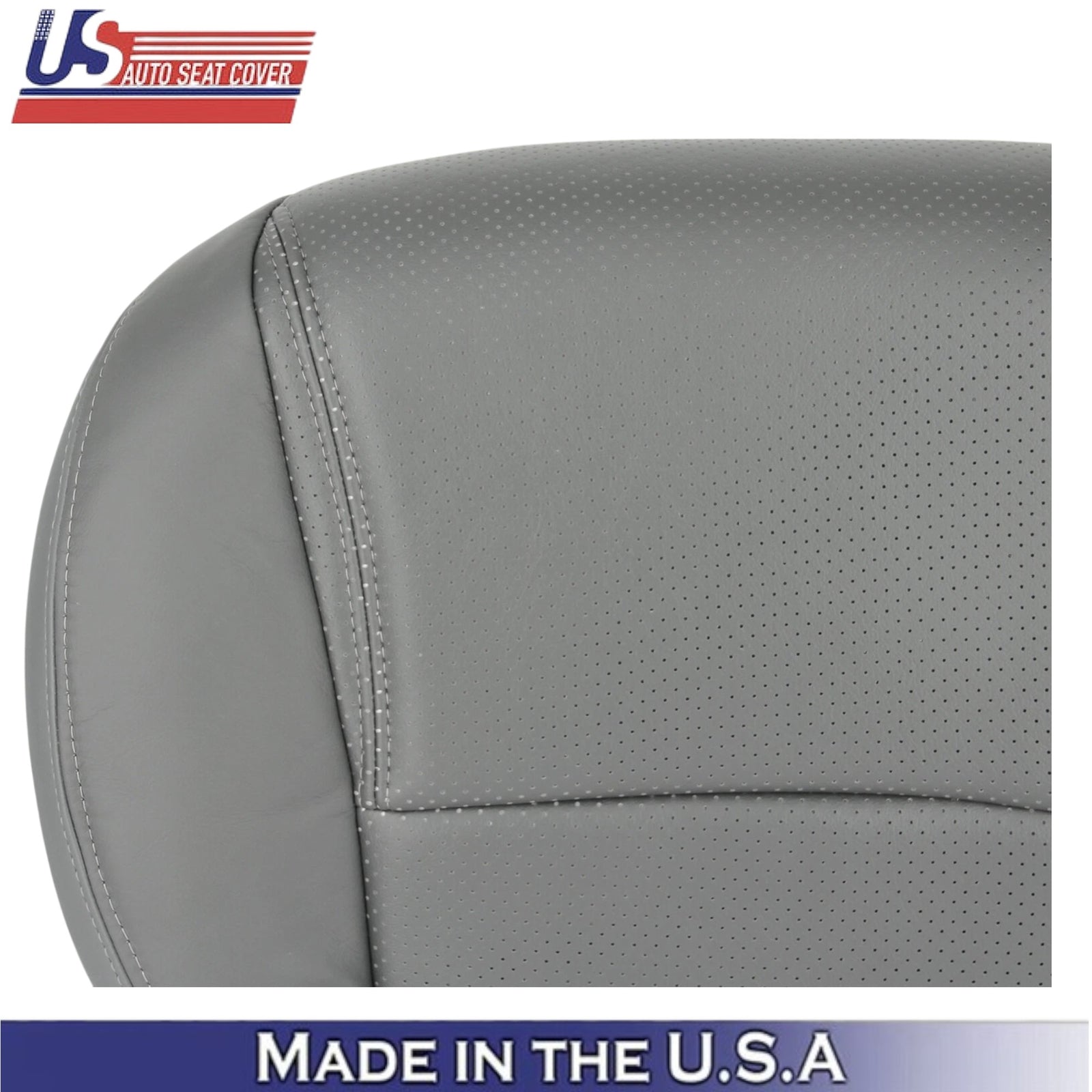 2003-2005 For Honda Pilot Leatherette Driver Bottom Seat Cover Olive Gray
