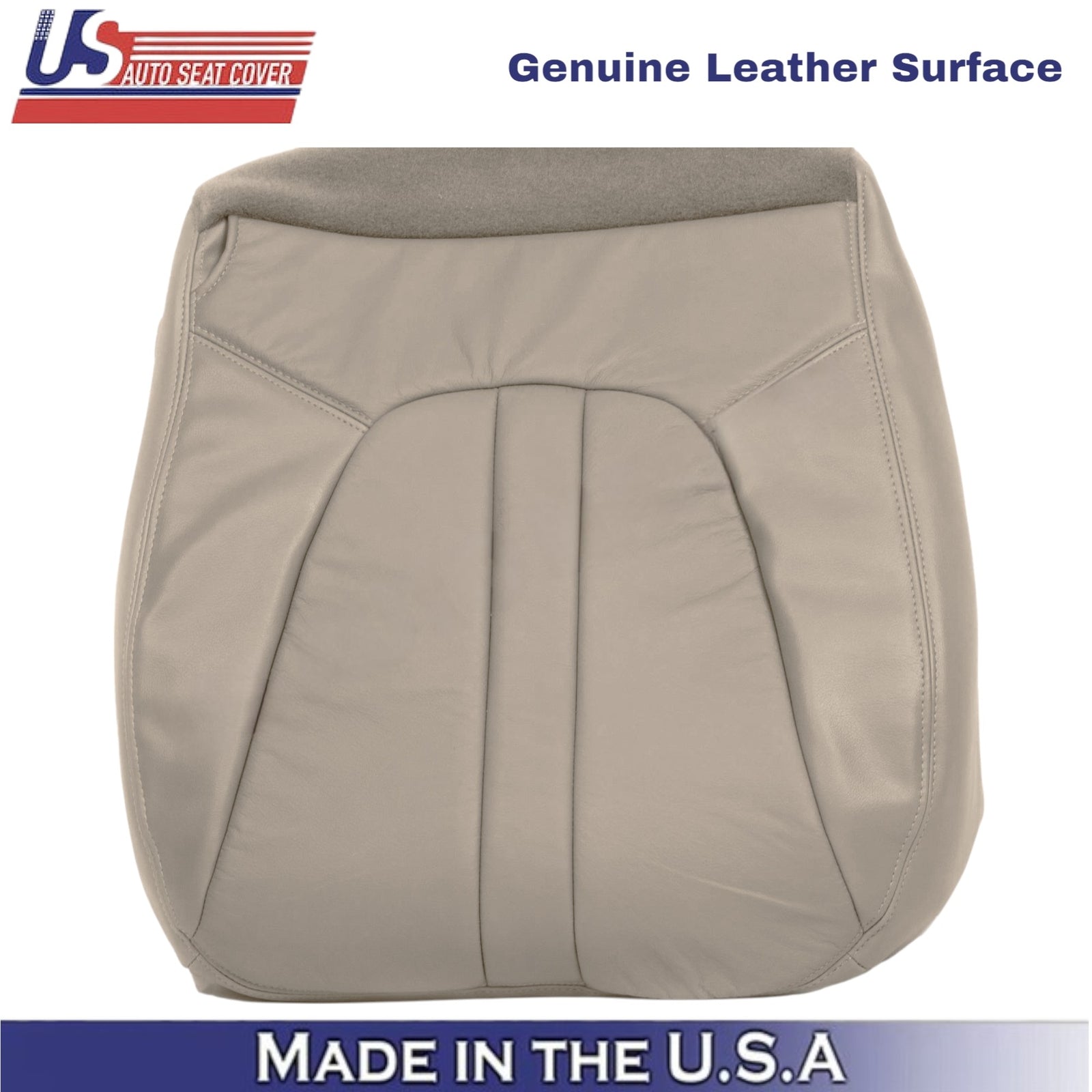 2000-02 For Ford Expedition Eddie Bauer Leather Passenger Side Covers Parchment